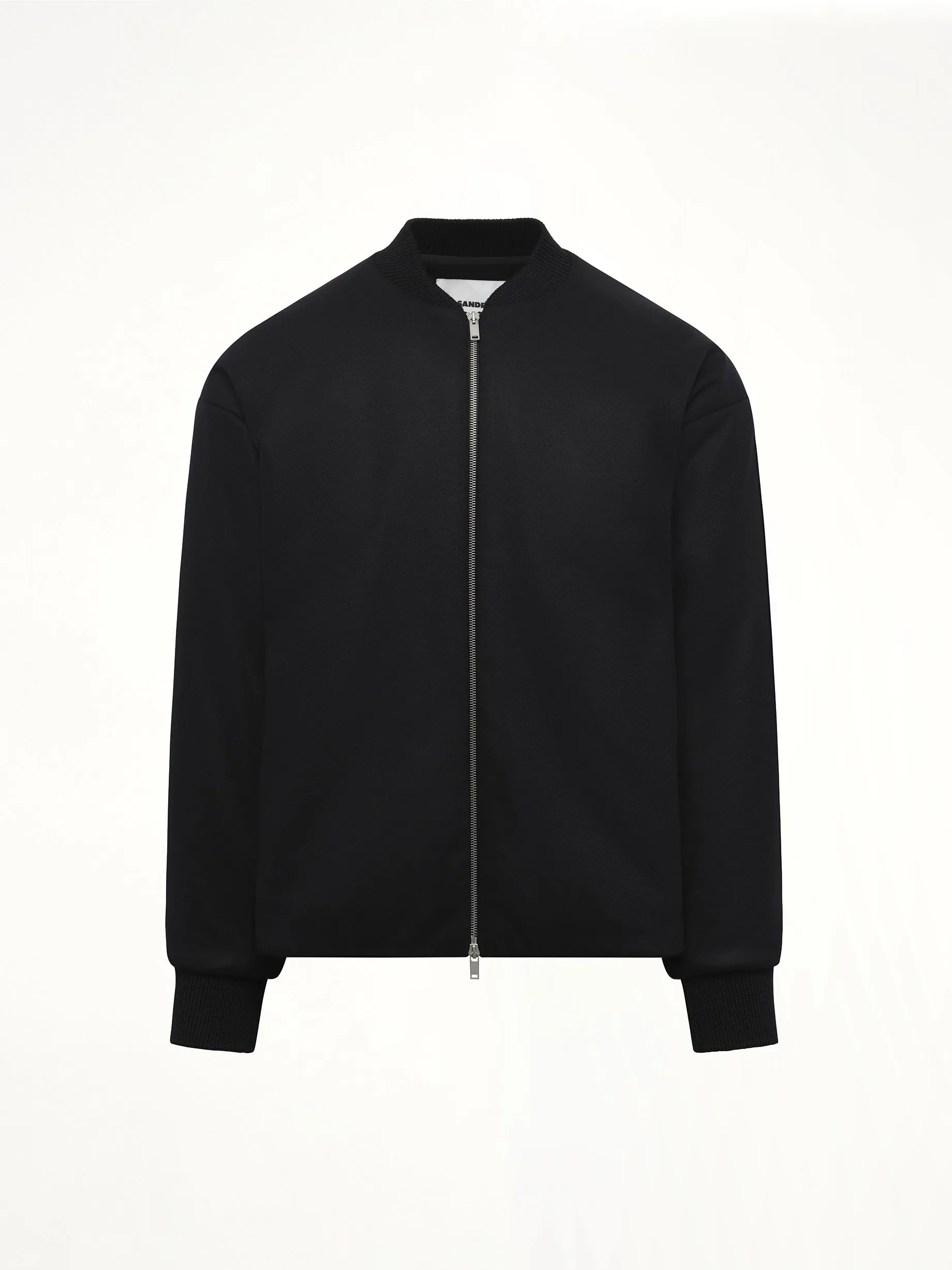 Zip Up Padded Bomber Jacket in Black sold by MARAIS product image thumbnail 2
