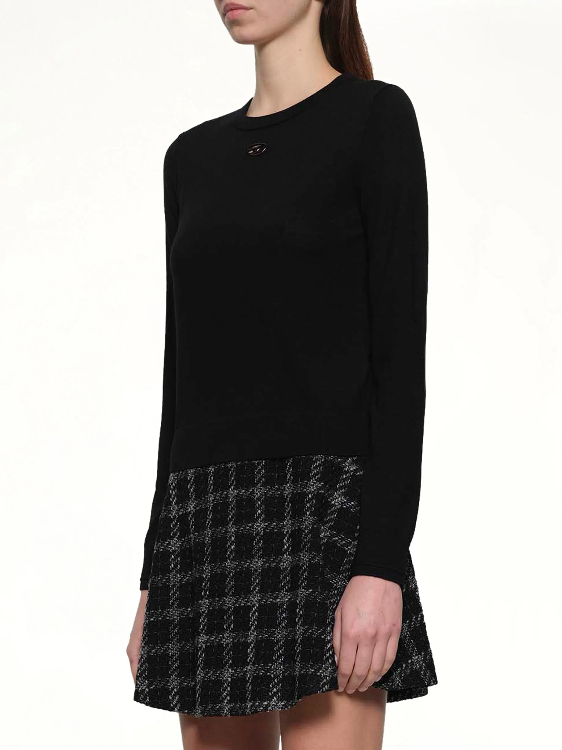 M-ALINESA Knit Sweater in Black sold by MARAIS product image thumbnail 3