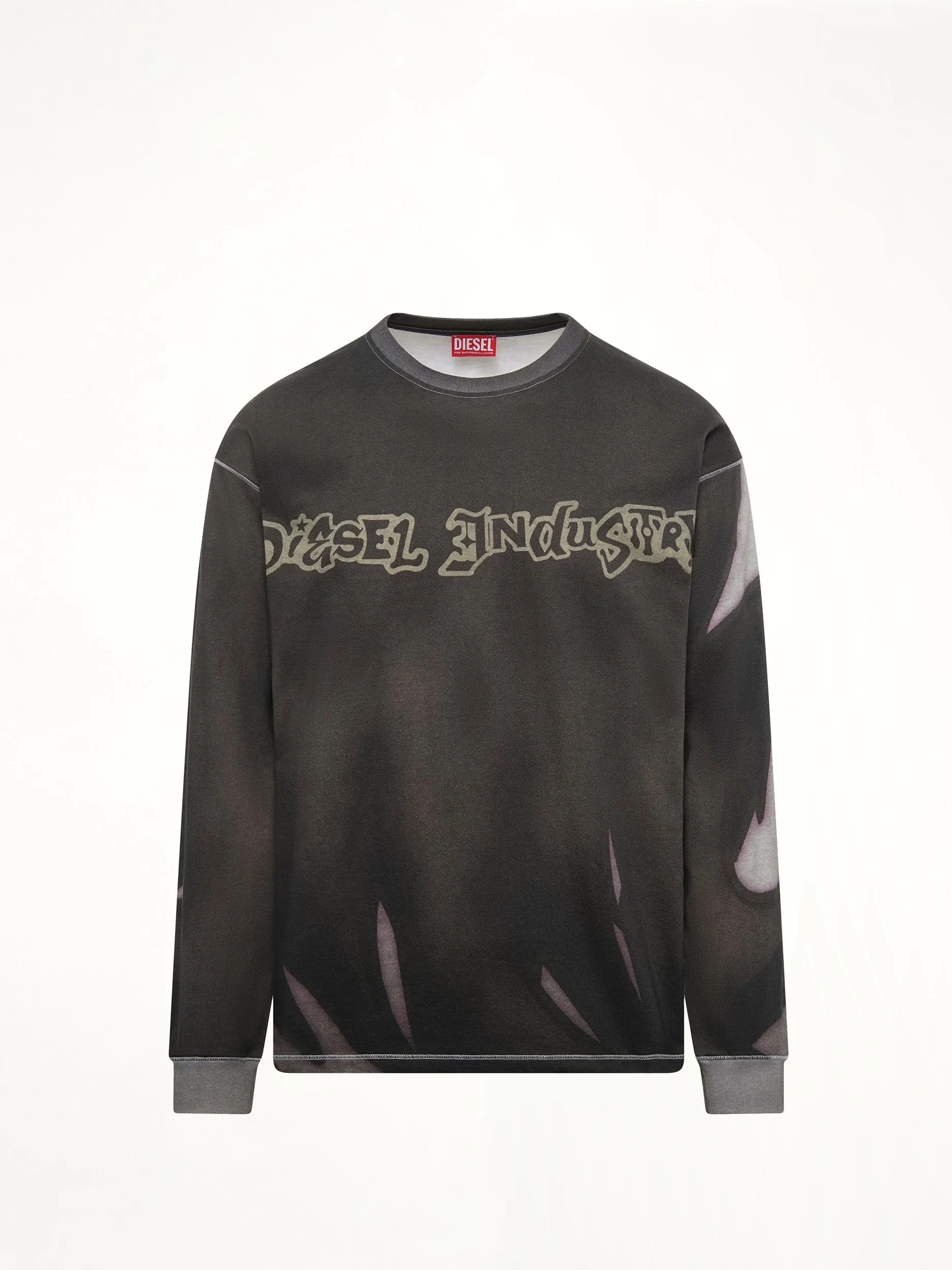 T-BOXT-LS-SHOW Sweatshirt in Grey/Multicolour sold by MARAIS product image thumbnail 2