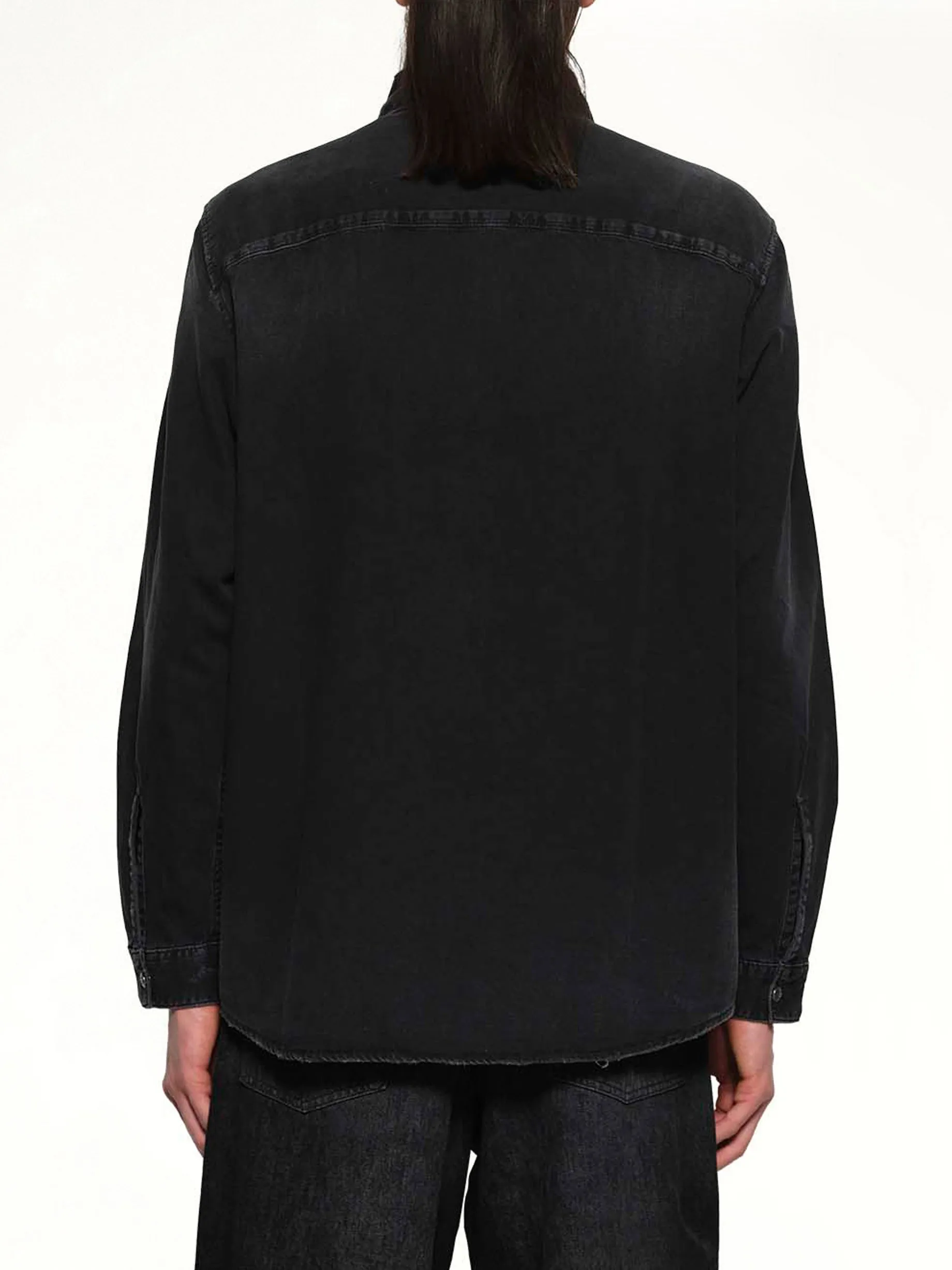 D-SIMPLY Shirt in Black/Dark Grey sold by MARAIS product image thumbnail 5