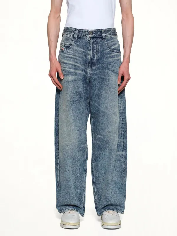 1997 D-ENIM-M-FSH Runway Jeans in Blue sold by MARAIS