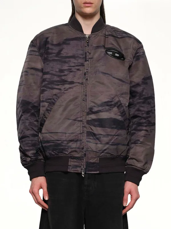 J-KEPES-DLBZ Jacket in Black/Dark Grey sold by MARAIS