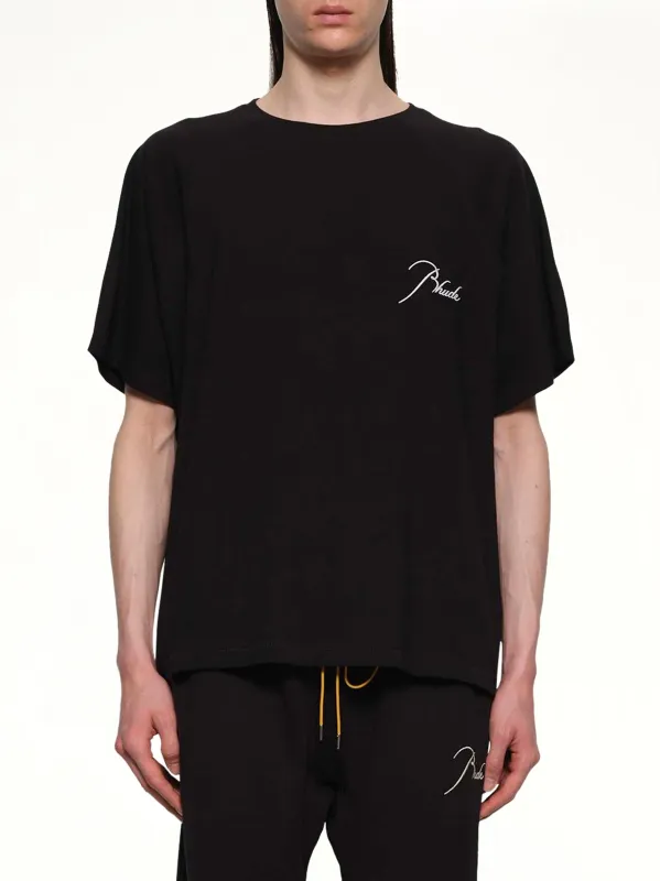 Classique Raglan T-Shirt in Black/White sold by MARAIS