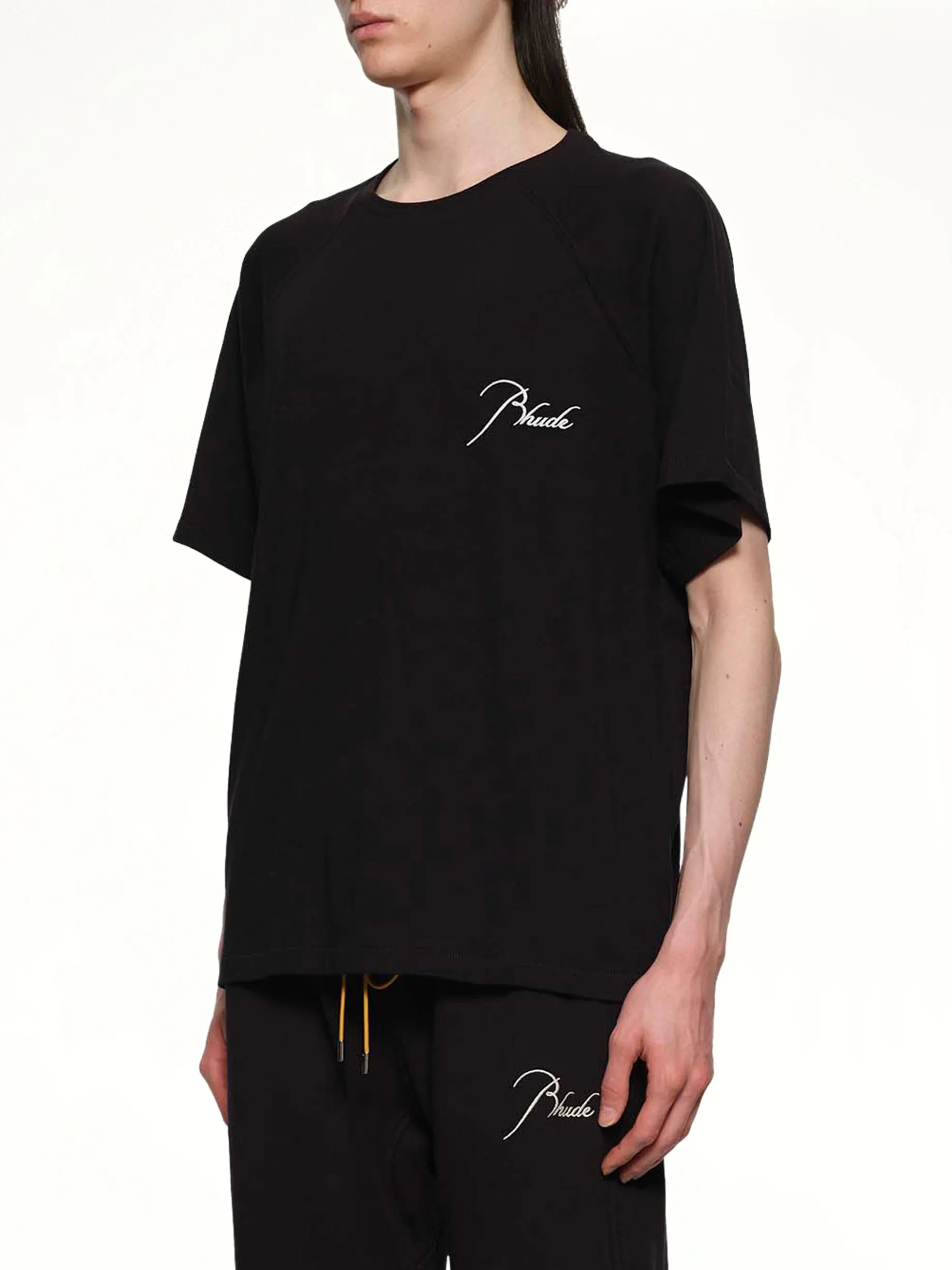 Classique Raglan T-Shirt in Black/White sold by MARAIS product image thumbnail 3