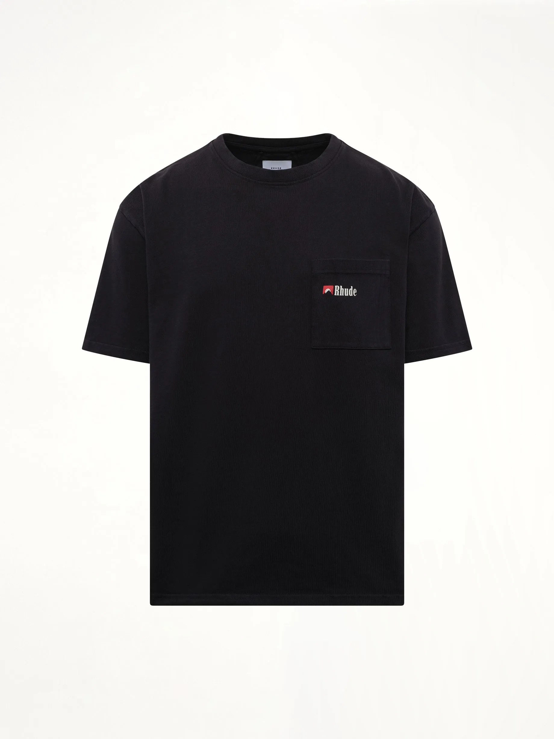 Moonlight Wolf Pocket T-Shirt in Vintage Black sold by MARAIS product image thumbnail 2