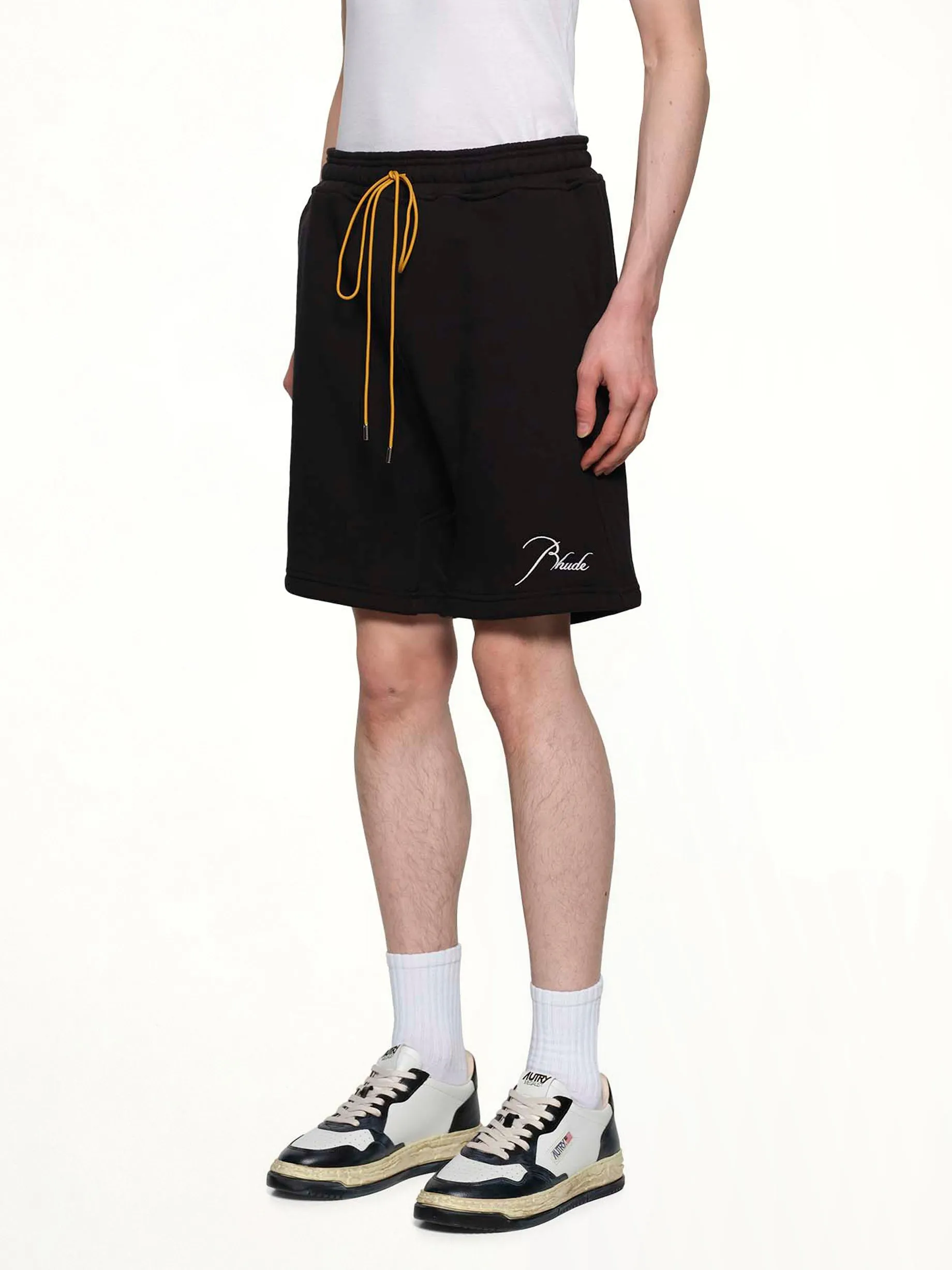 Classique Sweatshort in Black/White sold by MARAIS product image thumbnail 3