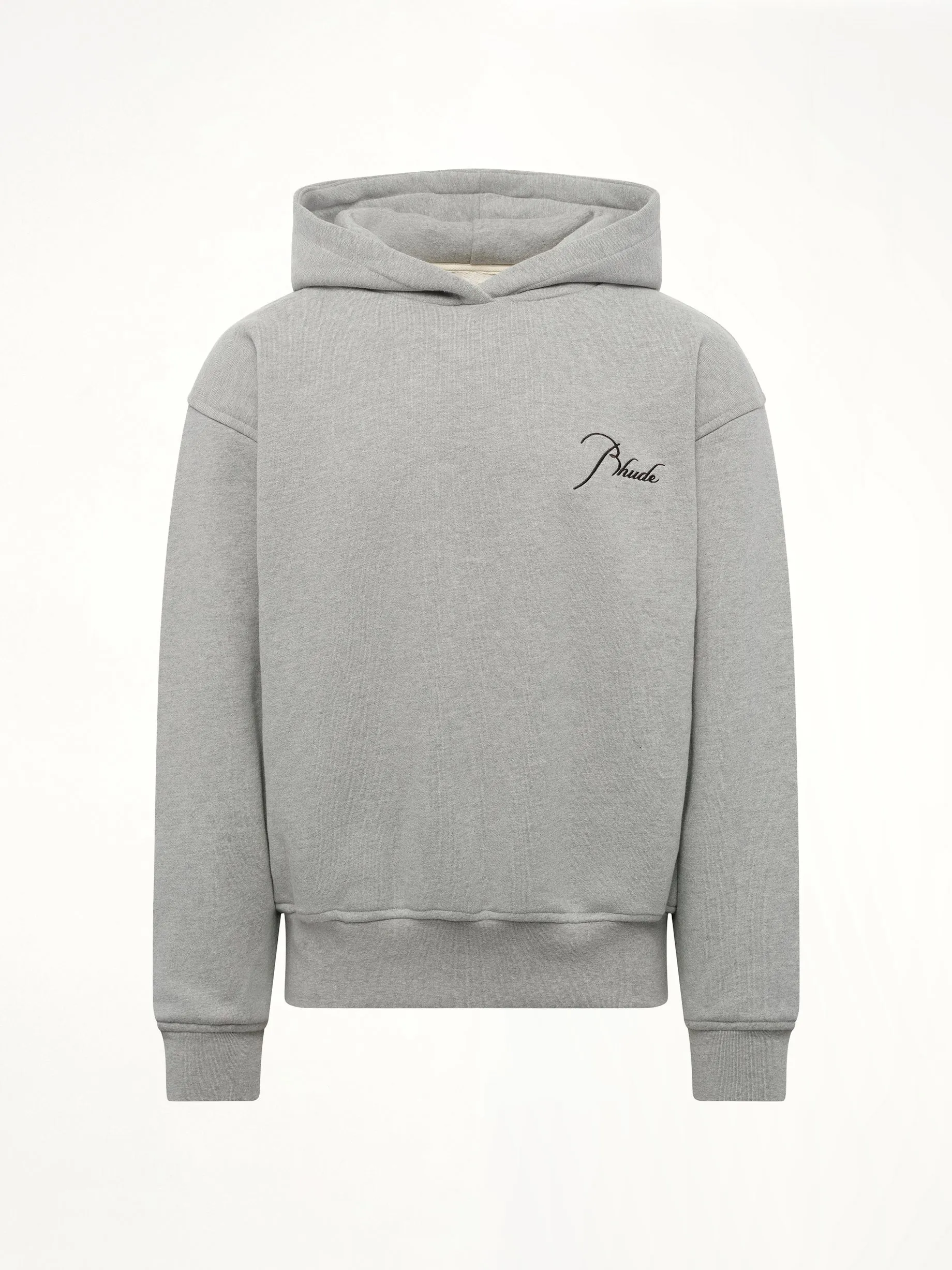 Classique Side Zip Pullover Hoodie in Heather Grey/Black sold by MARAIS product image thumbnail 2
