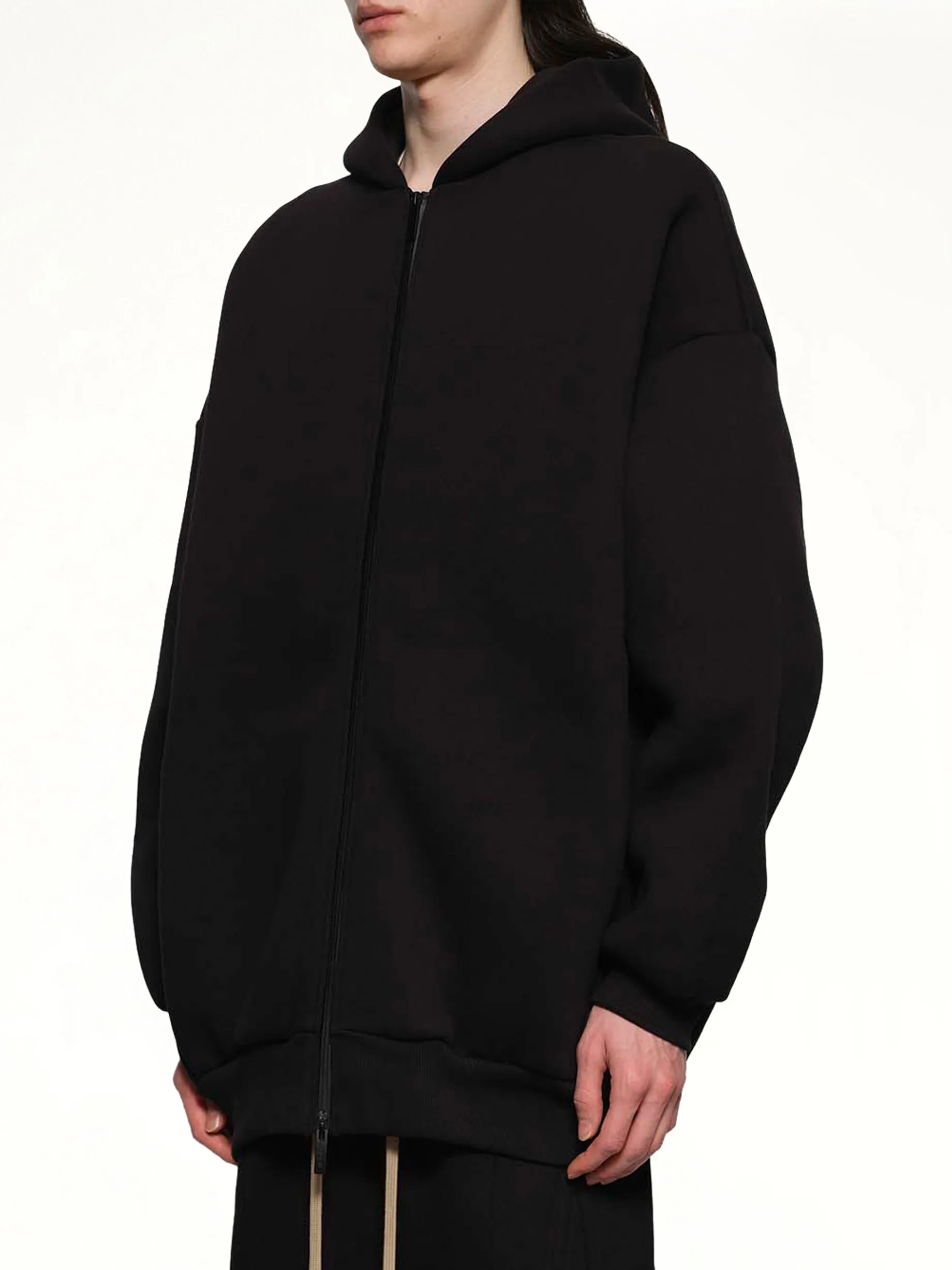 Zip Hoodie in Black sold by MARAIS product image thumbnail 3