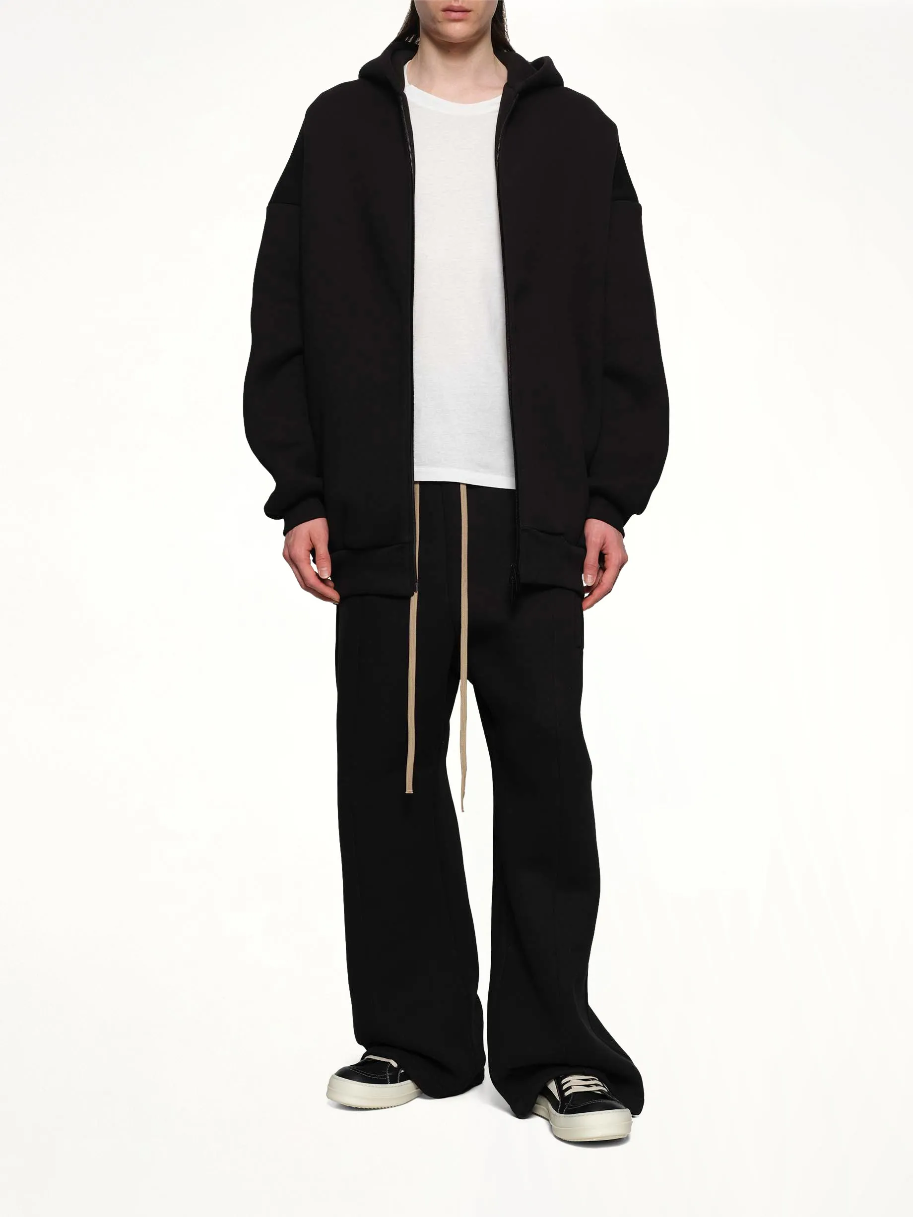 Zip Hoodie in Black sold by MARAIS product image thumbnail 4