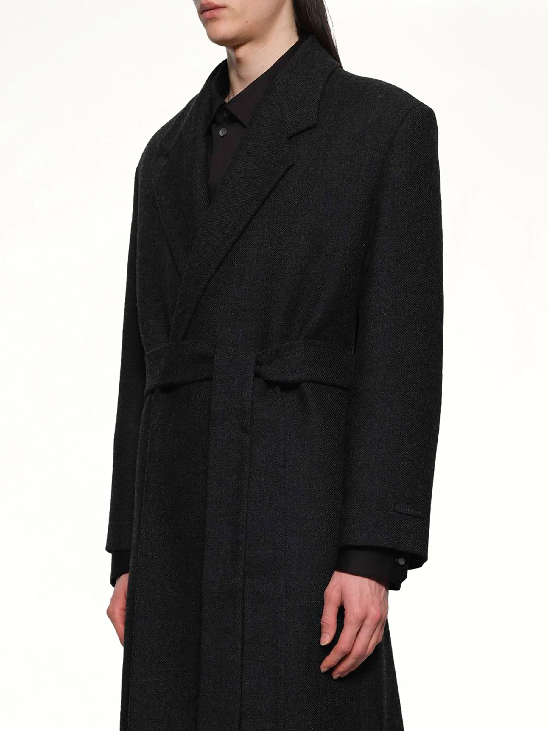 Classic Overcoat in Black sold by MARAIS product image thumbnail 3