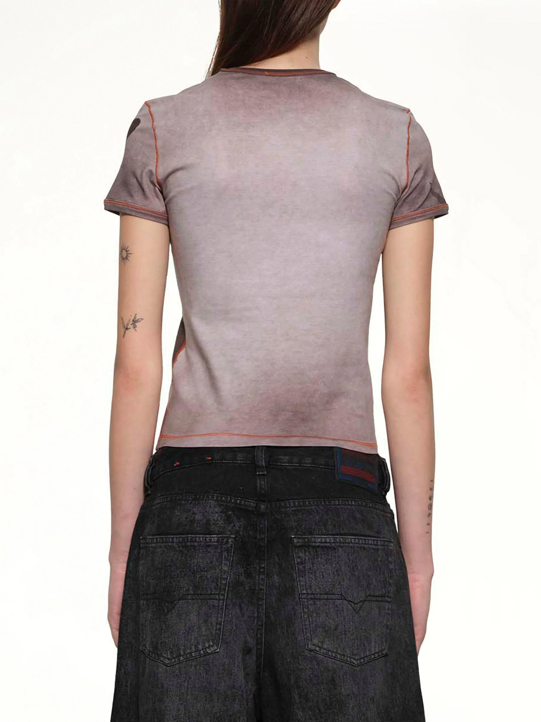 T-GRAFI T-Shirt in Grey/Multicolour sold by MARAIS product image thumbnail 5