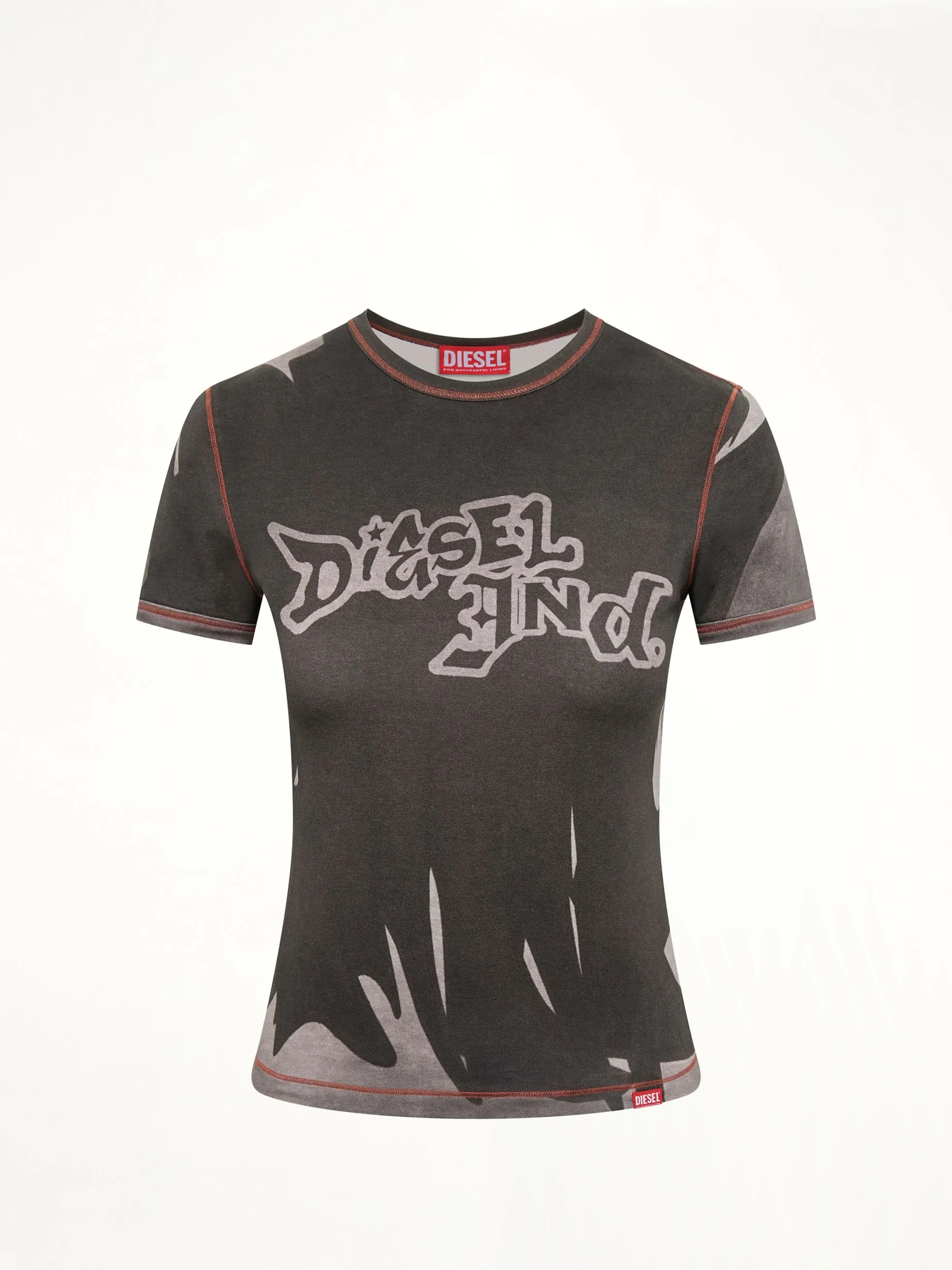 T-GRAFI T-Shirt in Grey/Multicolour sold by MARAIS product image thumbnail 2