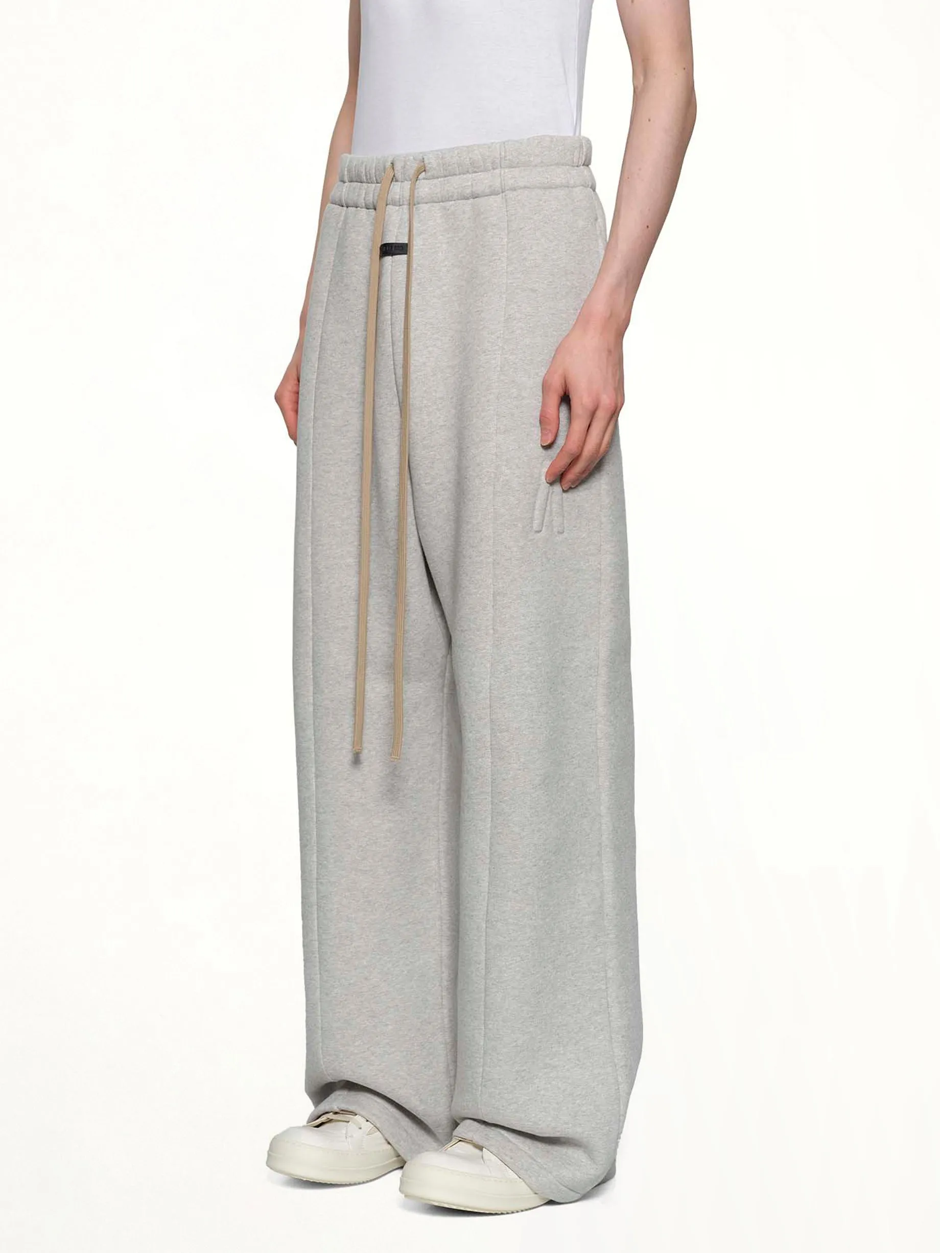 Wide Leg Sweatpant in Melange Grey sold by MARAIS product image thumbnail 3