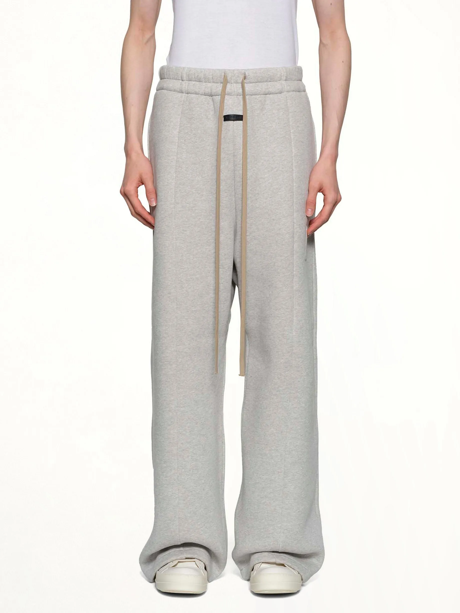Wide Leg Sweatpant in Melange Grey sold by MARAIS