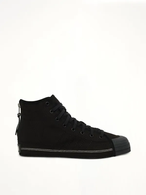 Y-3 X NBHD Nizza Hi Sneaker in Black sold by MARAIS