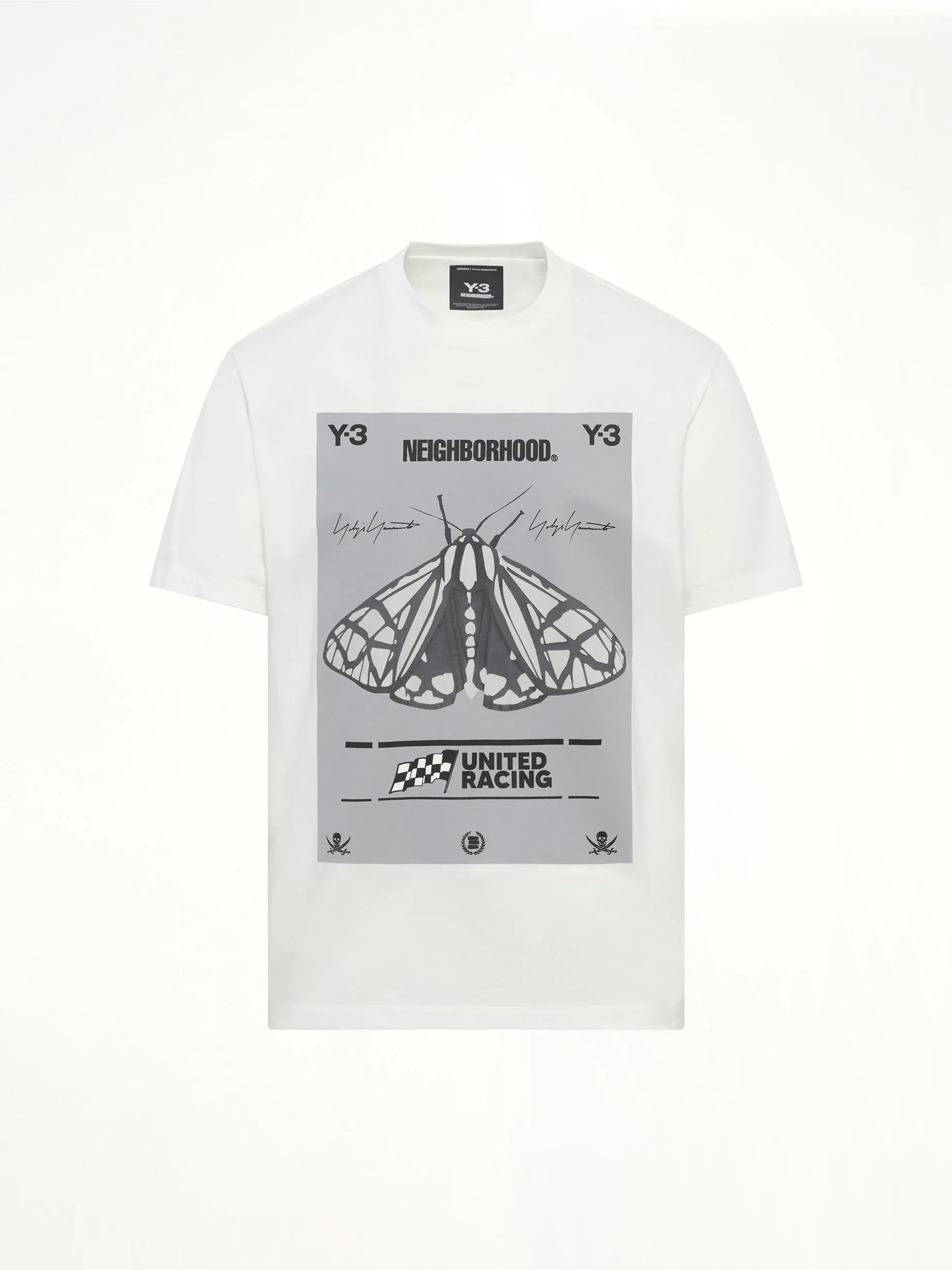 Y-3 X NBHD Graphic T-Shirt in White sold by MARAIS product image thumbnail 2