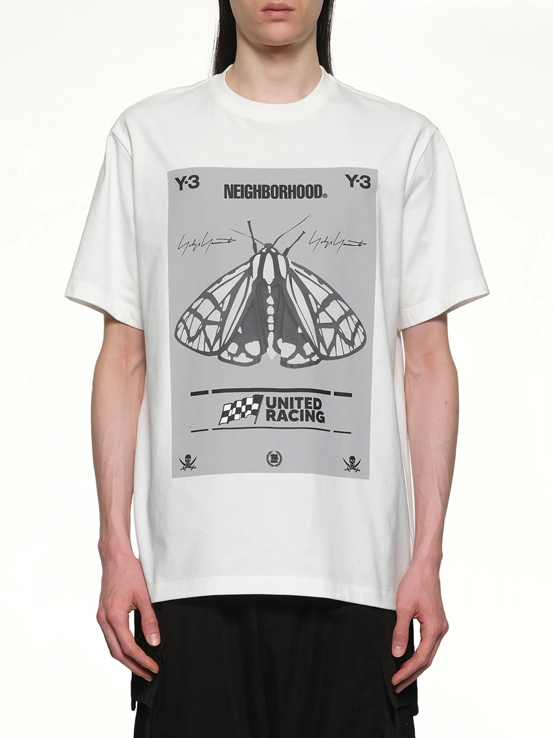 Y-3 X NBHD Graphic T-Shirt in White sold by MARAIS