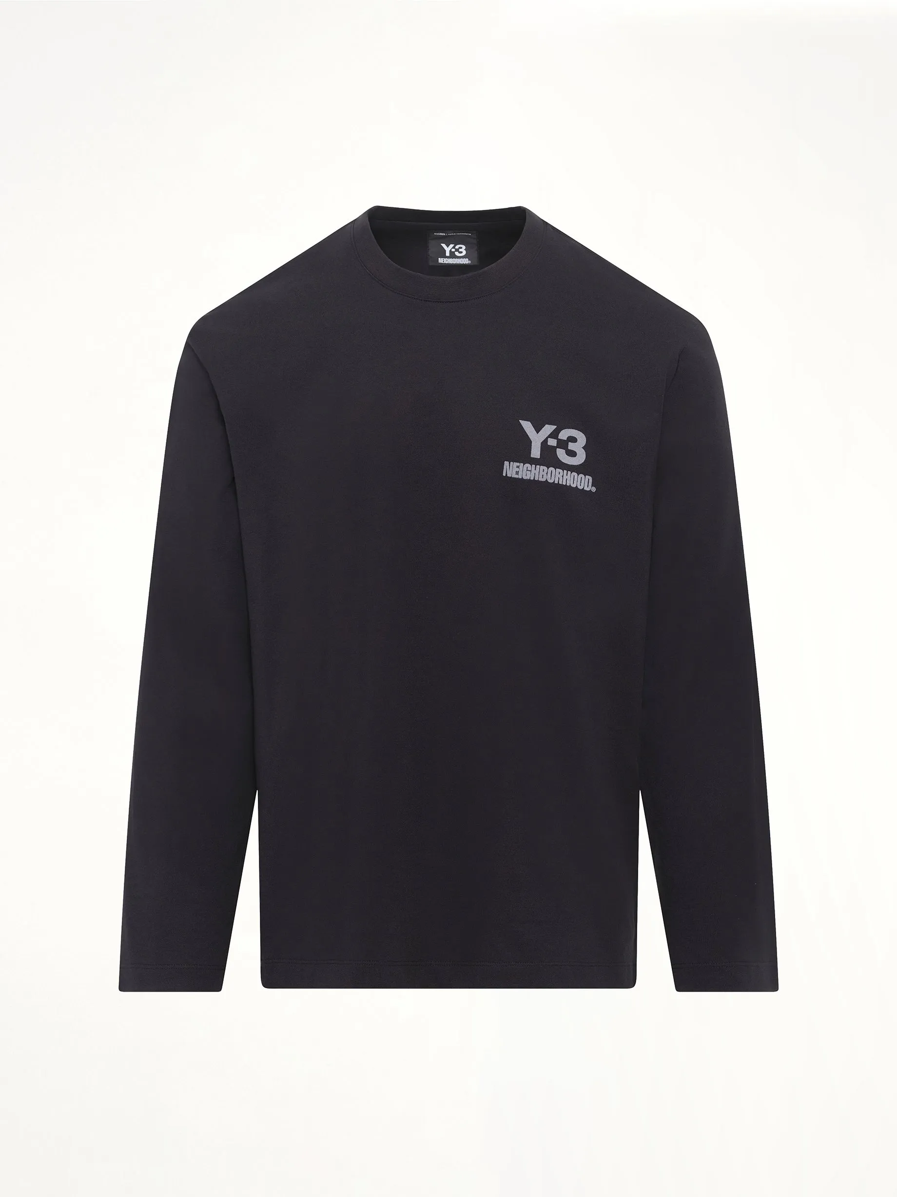 Y-3 X NBHD Logo Ls T-Shirt in Black sold by MARAIS product image thumbnail 2
