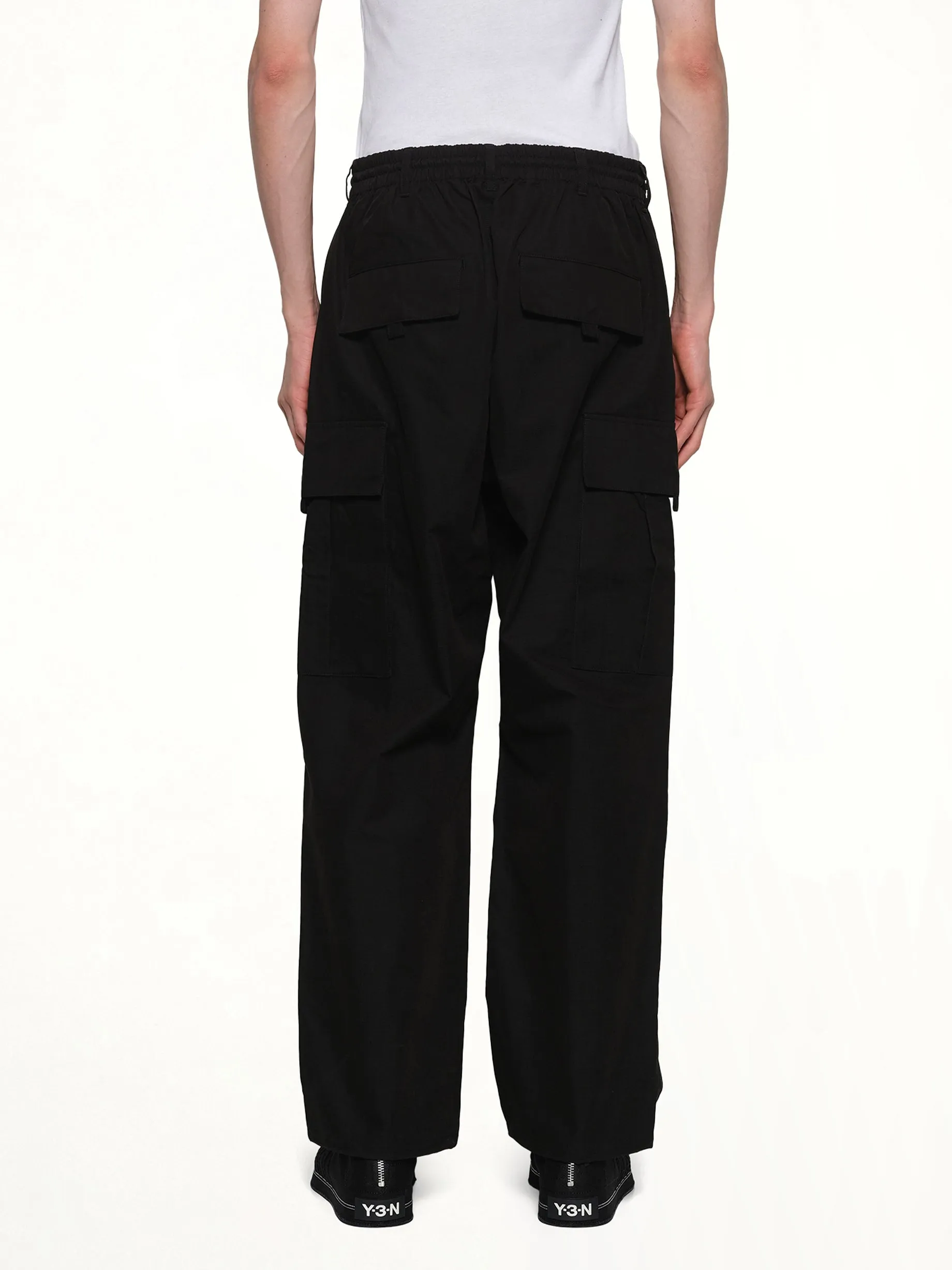 Y-3 X NBHD Cargo Pants in Black sold by MARAIS product image thumbnail 5