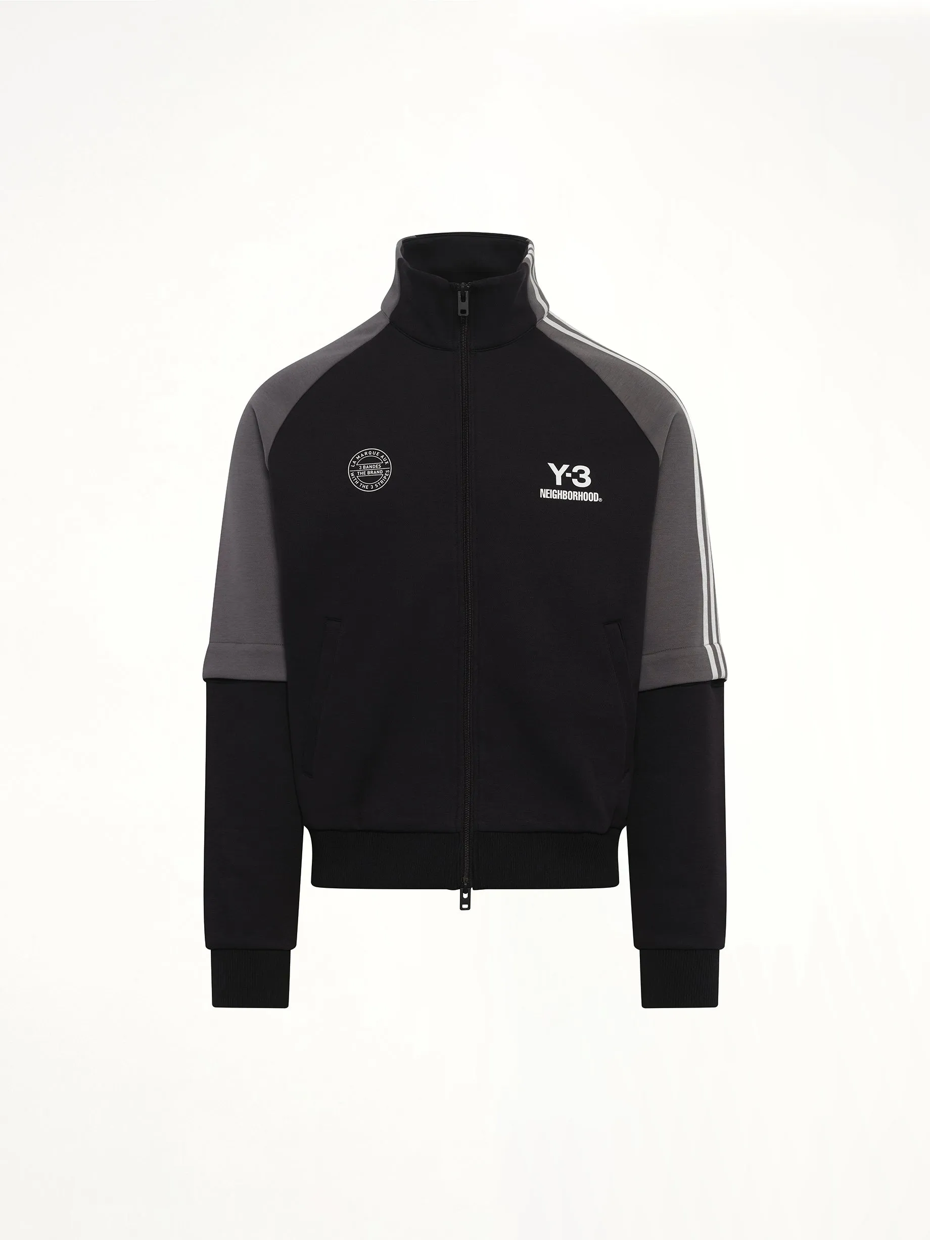 Y-3 X NBHD Track Top in Black sold by MARAIS product image thumbnail 2