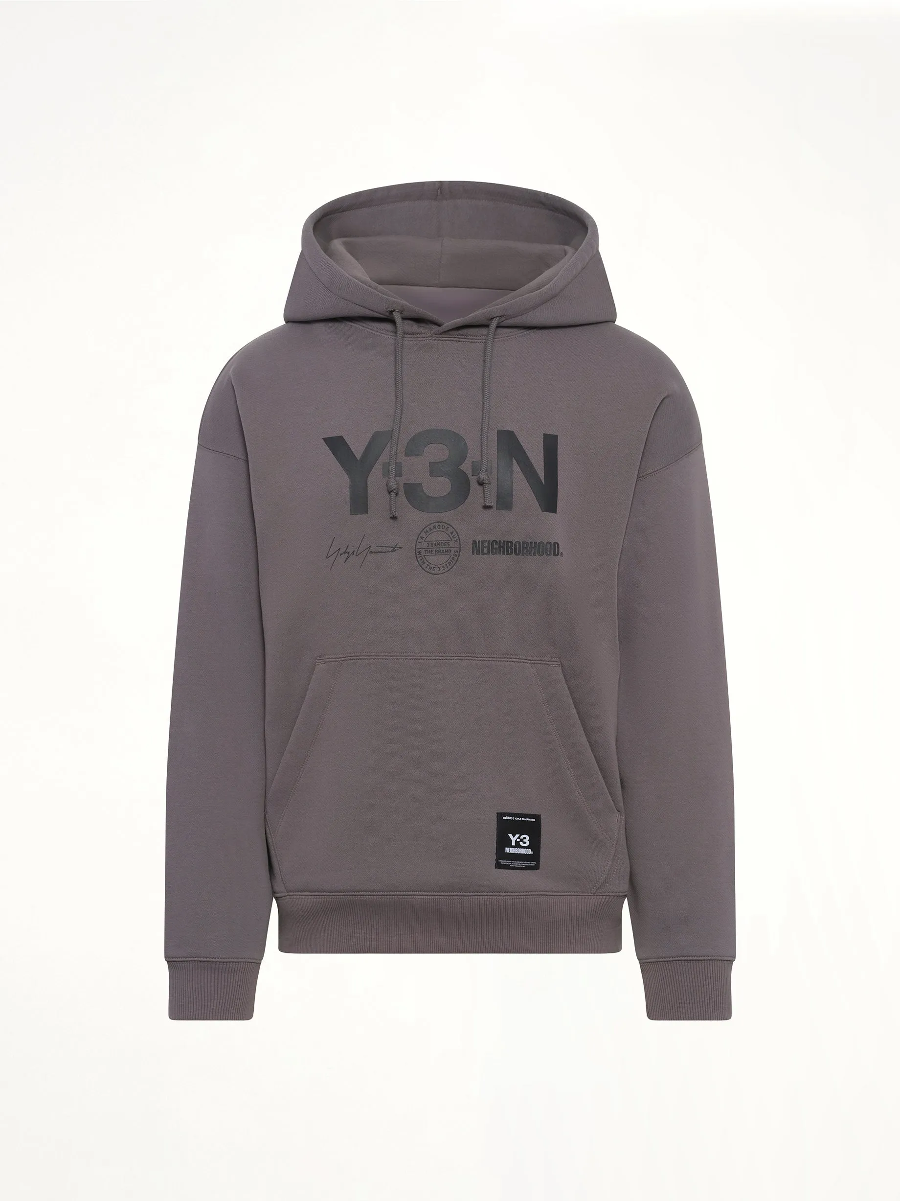 Y-3 X NBHD Graphic Hoodie in Granite sold by MARAIS product image thumbnail 2