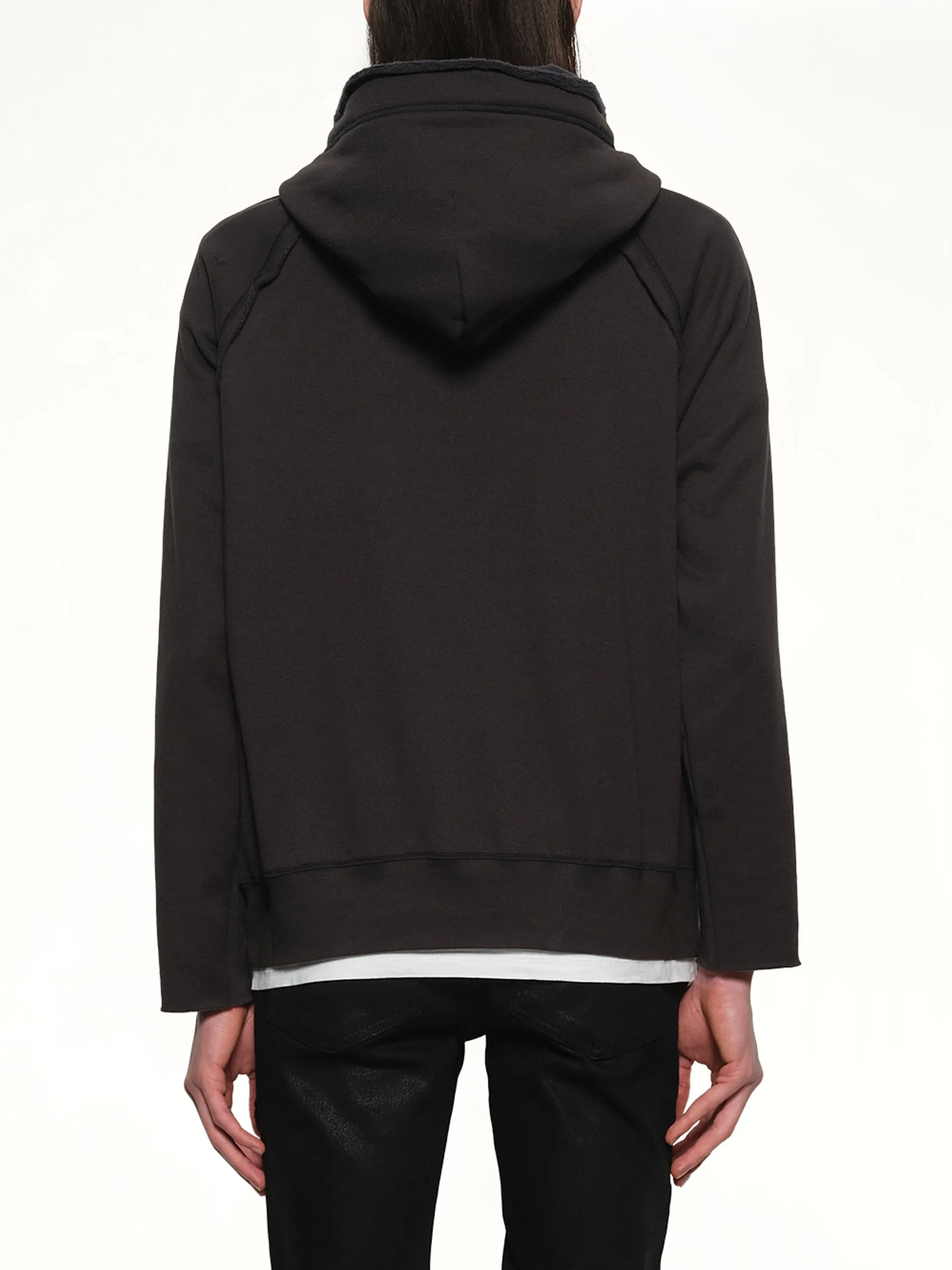 Heldon Stand By Hoodie in Black sold by MARAIS product image thumbnail 5