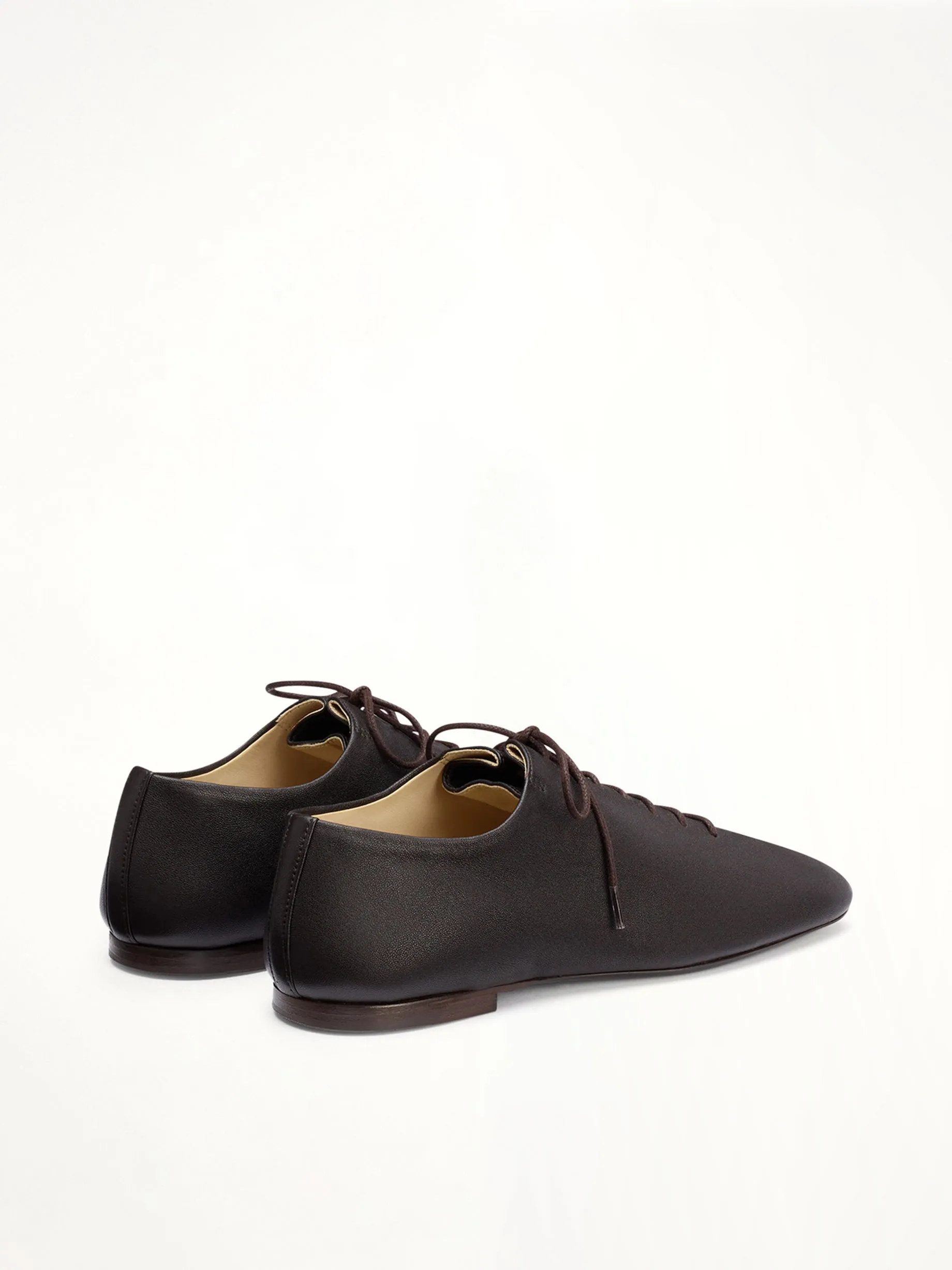 Souris Flat Classic Derbies in Dark Chocolate sold by MARAIS product image thumbnail 3