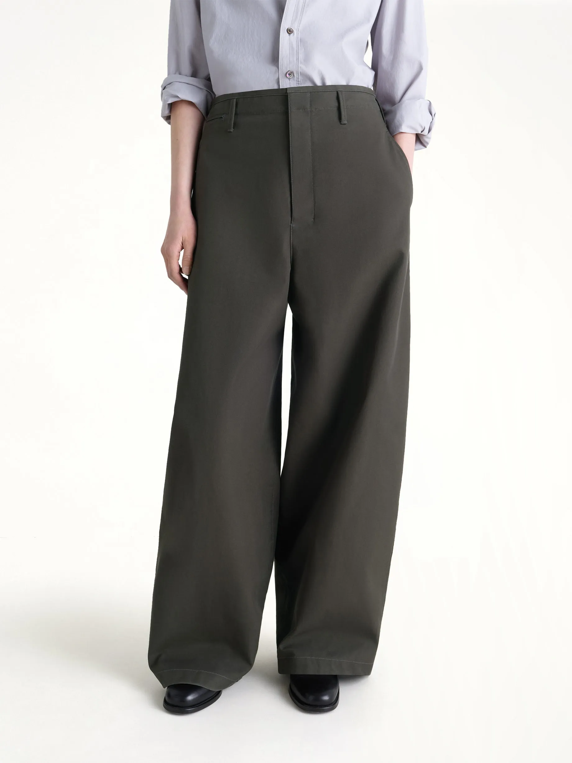 Large Chino in Espresso sold by MARAIS