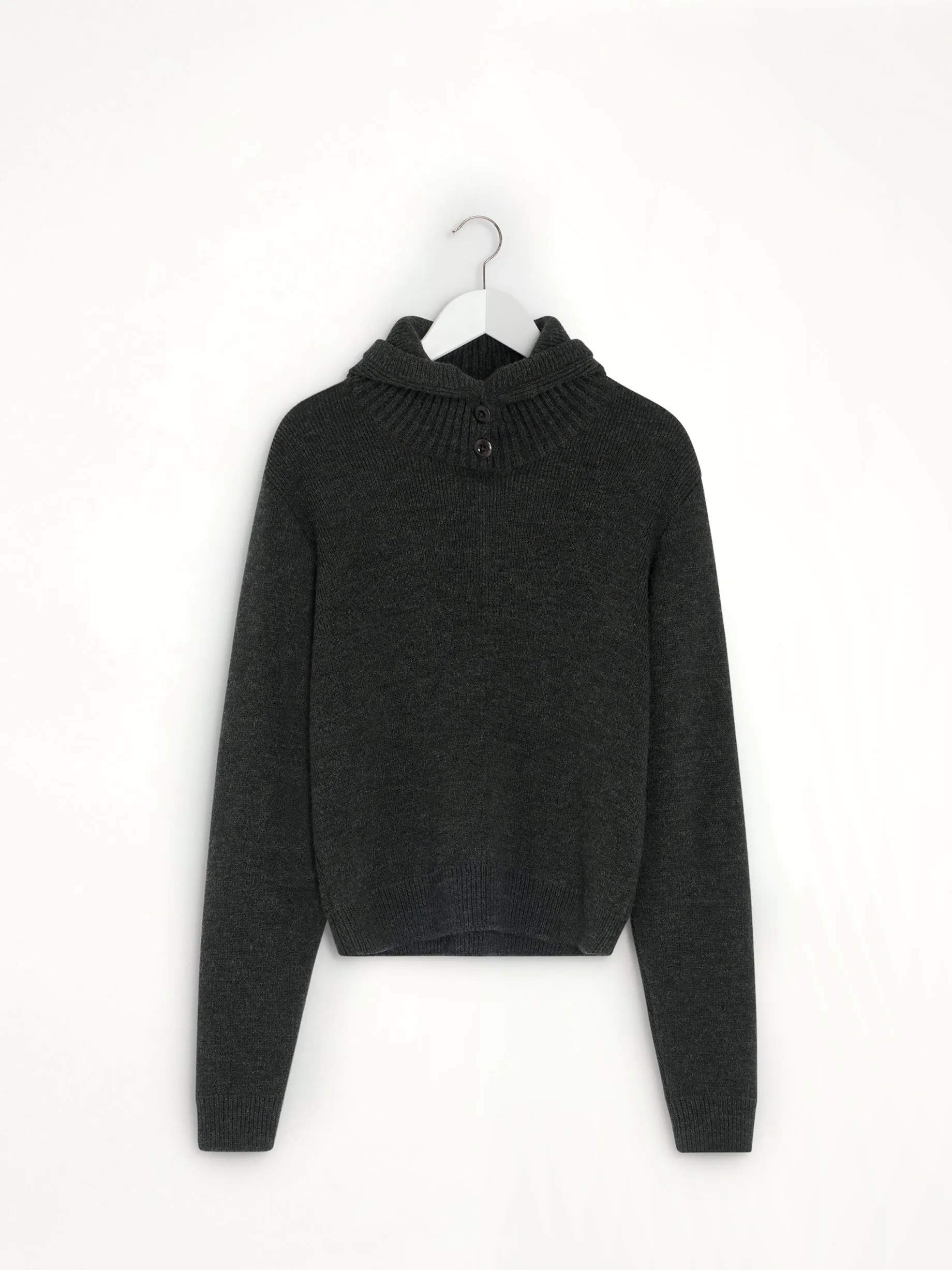 Sweater With Hood in Dark Espresso sold by MARAIS product image thumbnail 2