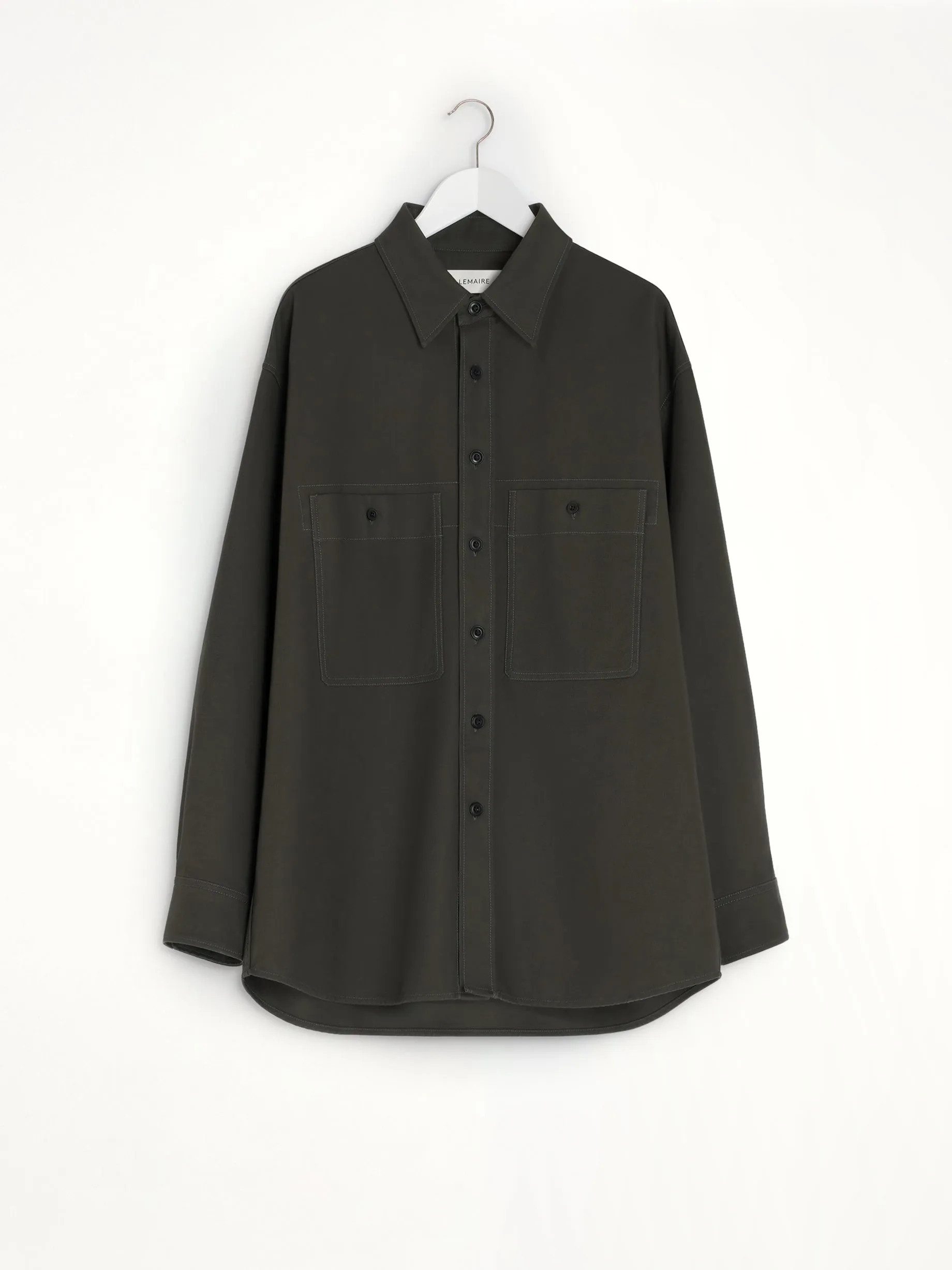 Utility Overshirt in Espresso sold by MARAIS product image thumbnail 2
