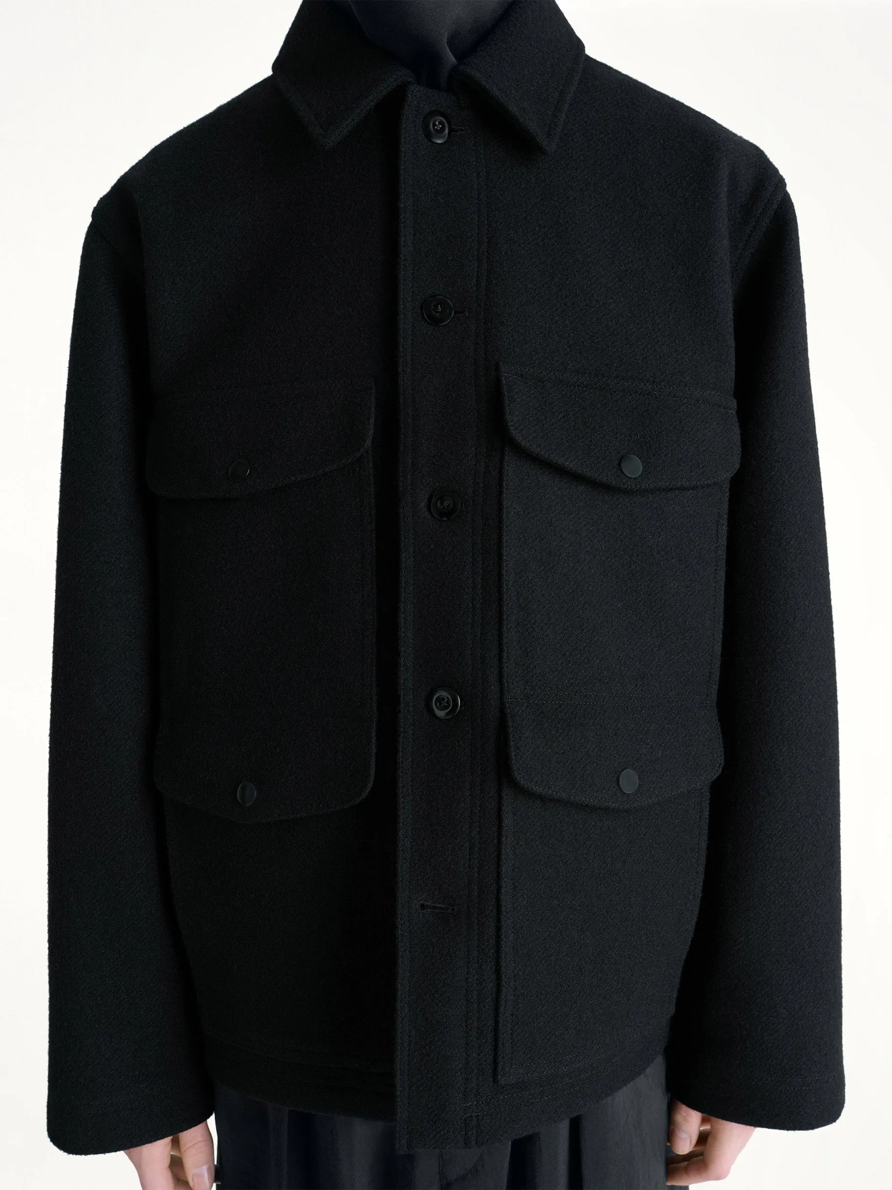 Utility Jacket in Black sold by MARAIS product image thumbnail 5
