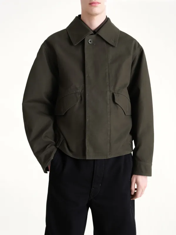 Boxy Blouson in Espresso sold by MARAIS