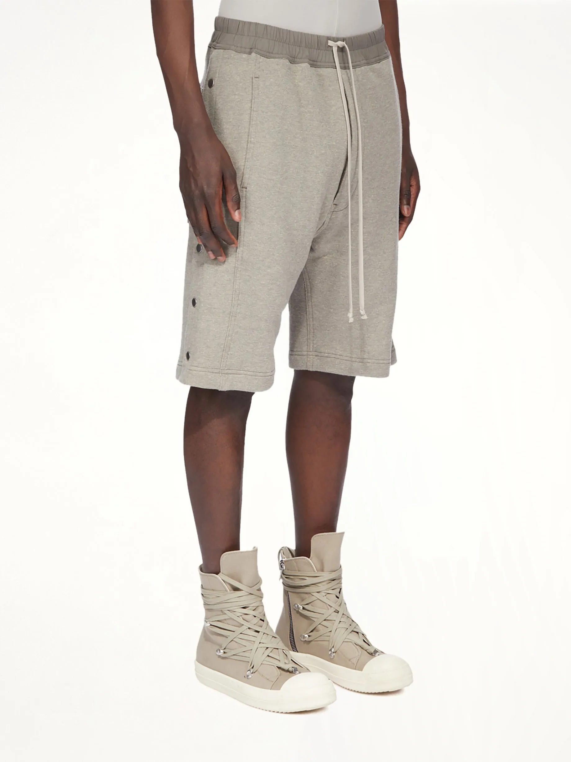 Pusher Shorts in Melange Grey sold by MARAIS product image thumbnail 2