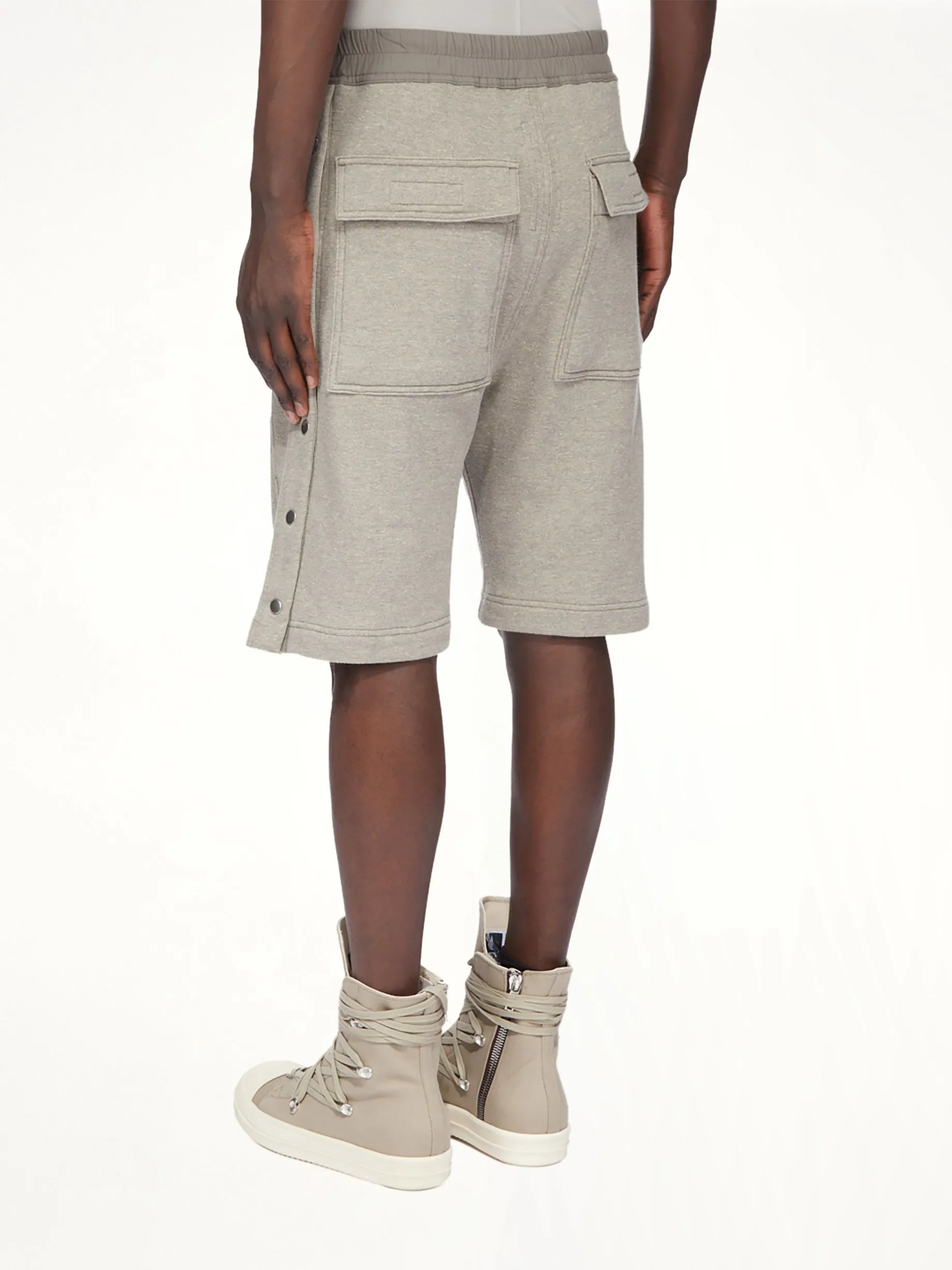Pusher Shorts in Melange Grey sold by MARAIS product image thumbnail 3