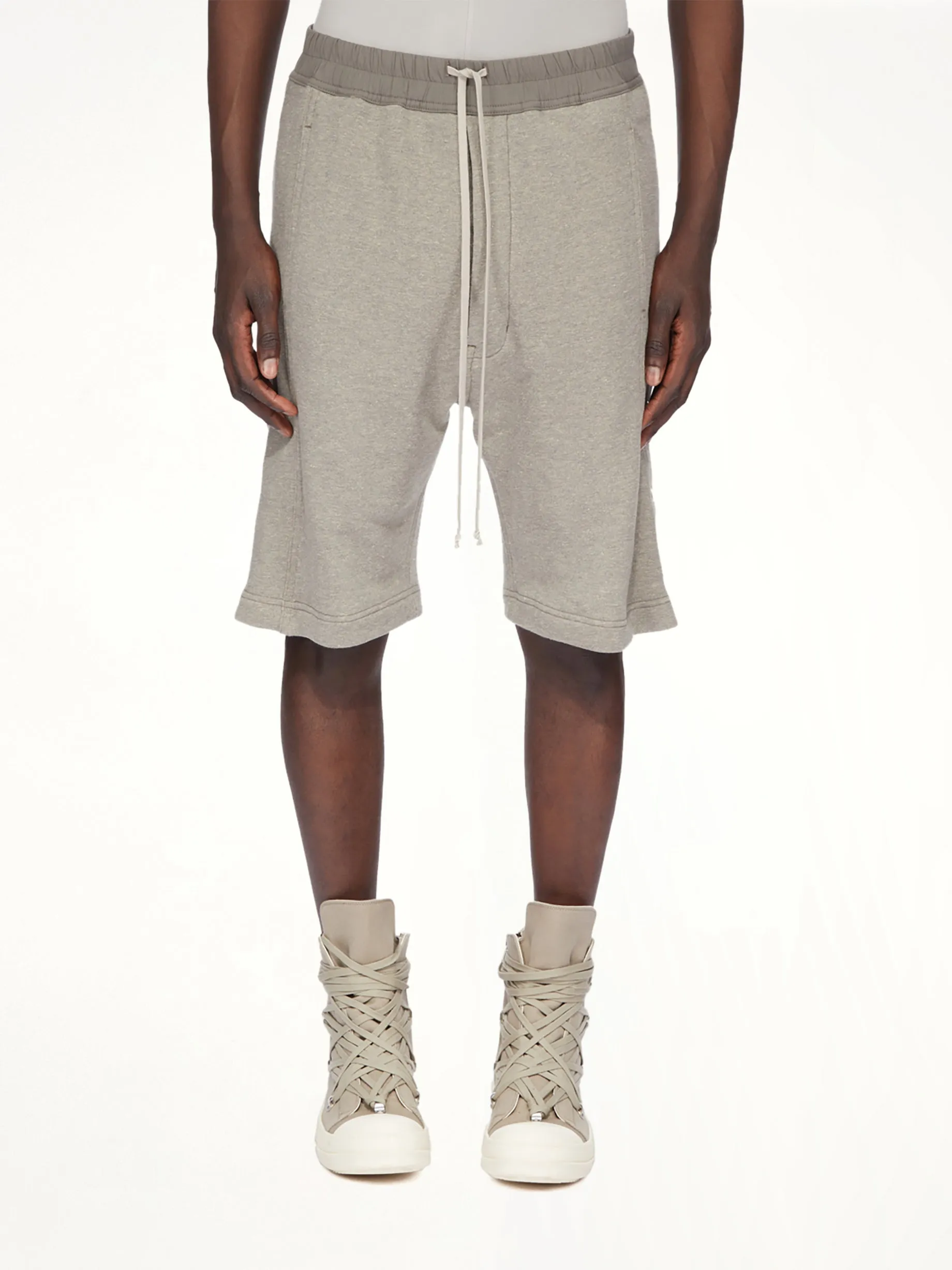 Pusher Shorts in Melange Grey sold by MARAIS