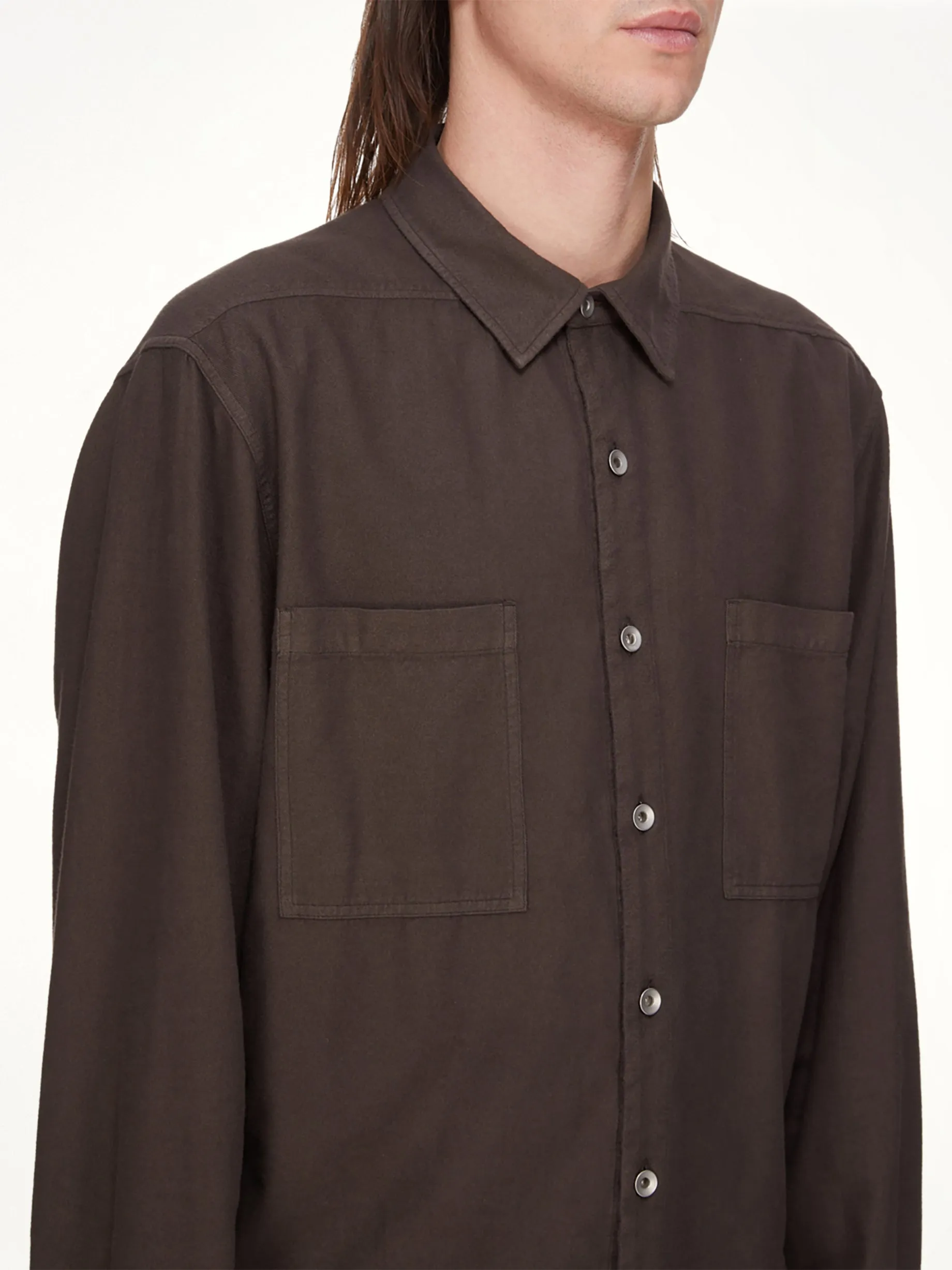 Jumbo Outershirt in Dark Dust sold by MARAIS product image thumbnail 5