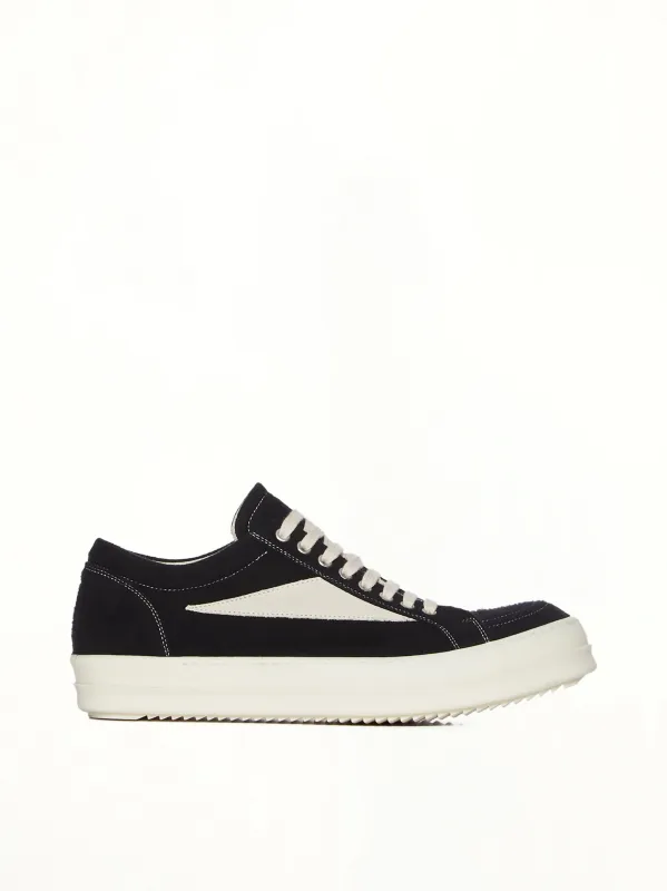 Vintage Sneaks in Black/Milk/Milk sold by MARAIS