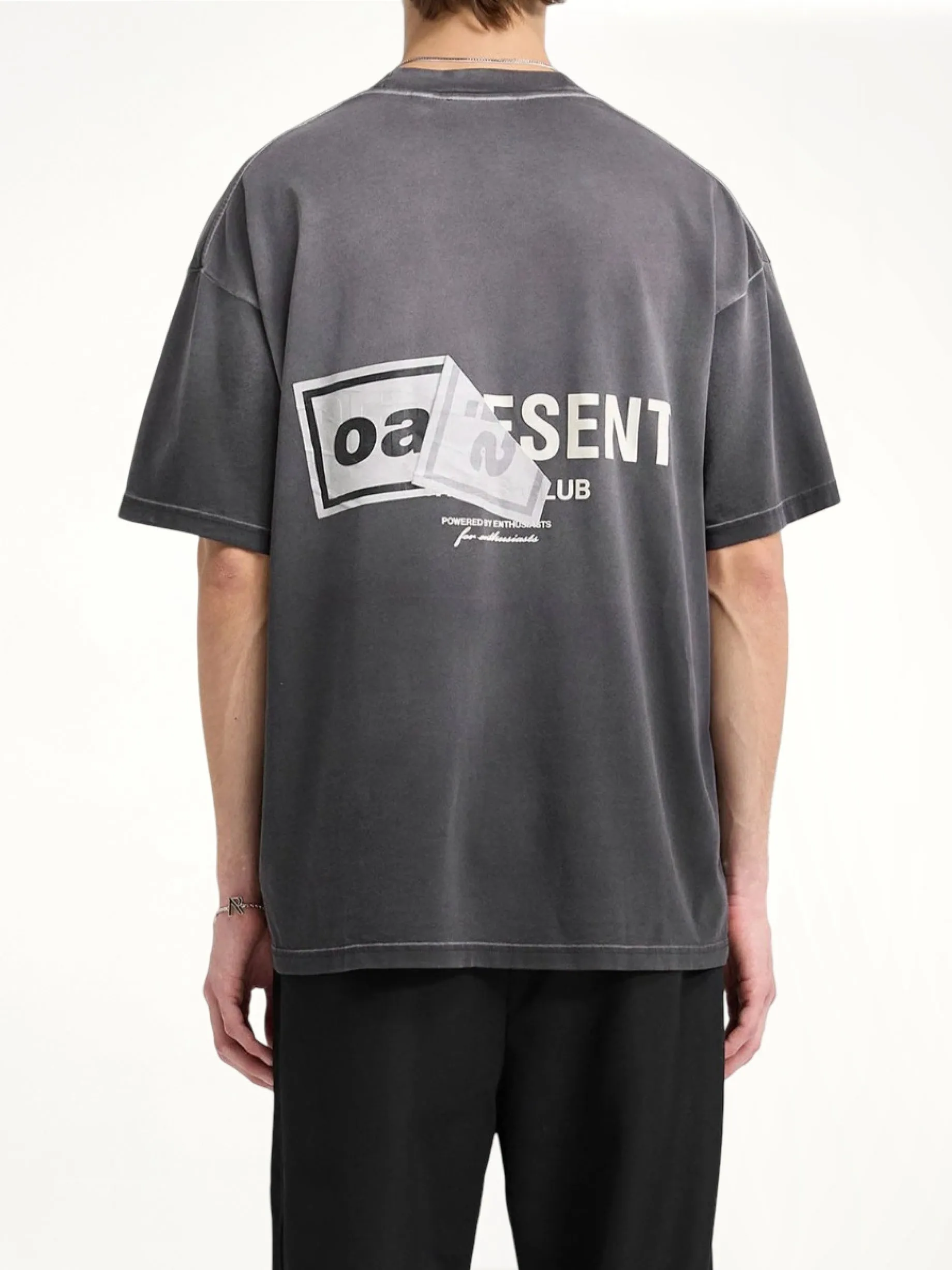 Oasis Owners Club T-Shirt in Stained Black sold by MARAIS product image thumbnail 3