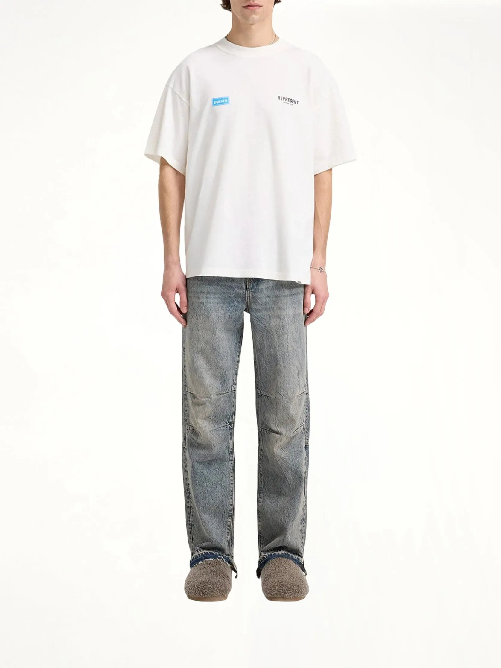 Oasis Owners Club T-Shirt in Flat White sold by MARAIS product image thumbnail 4