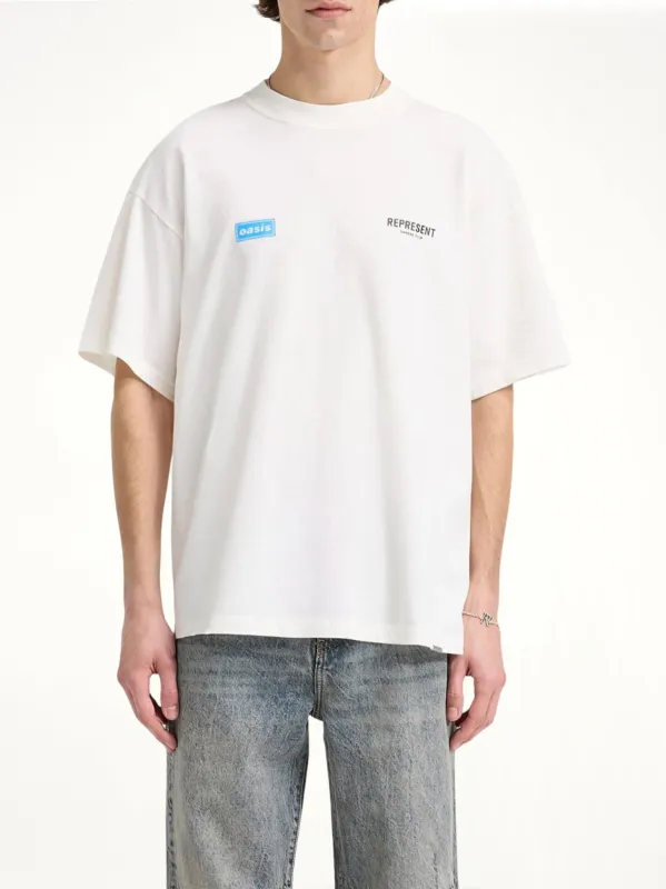Oasis Owners Club T-Shirt in Flat White made by Represent