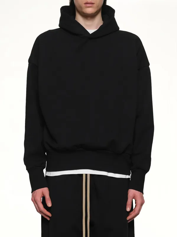 Logo Hoodie in Black sold by MARAIS