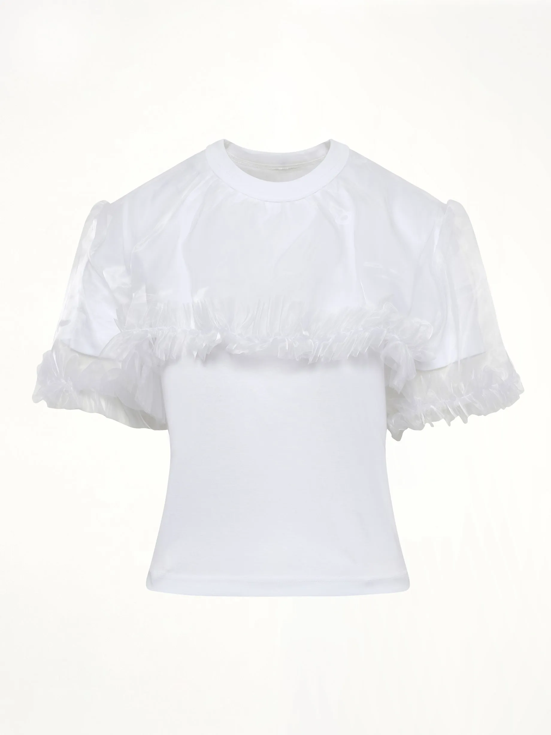 Tulle T-Shirt in White sold by MARAIS product image thumbnail 2