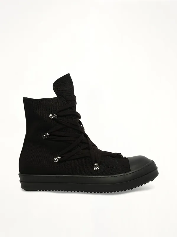 Megalace Sneaks in All Black sold by MARAIS