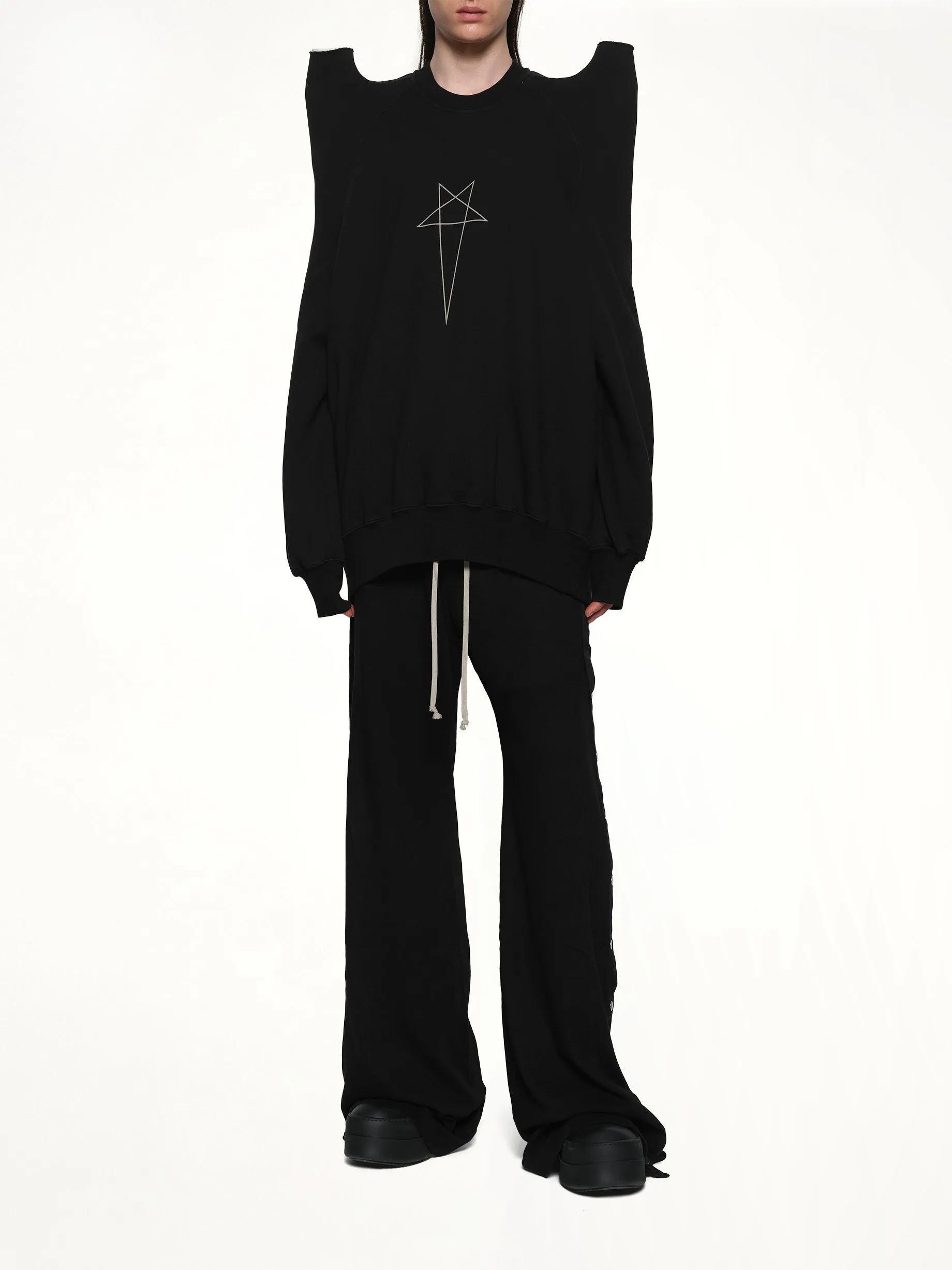 Pentagram Tec Sweat in Black/Pearl sold by MARAIS product image thumbnail 4