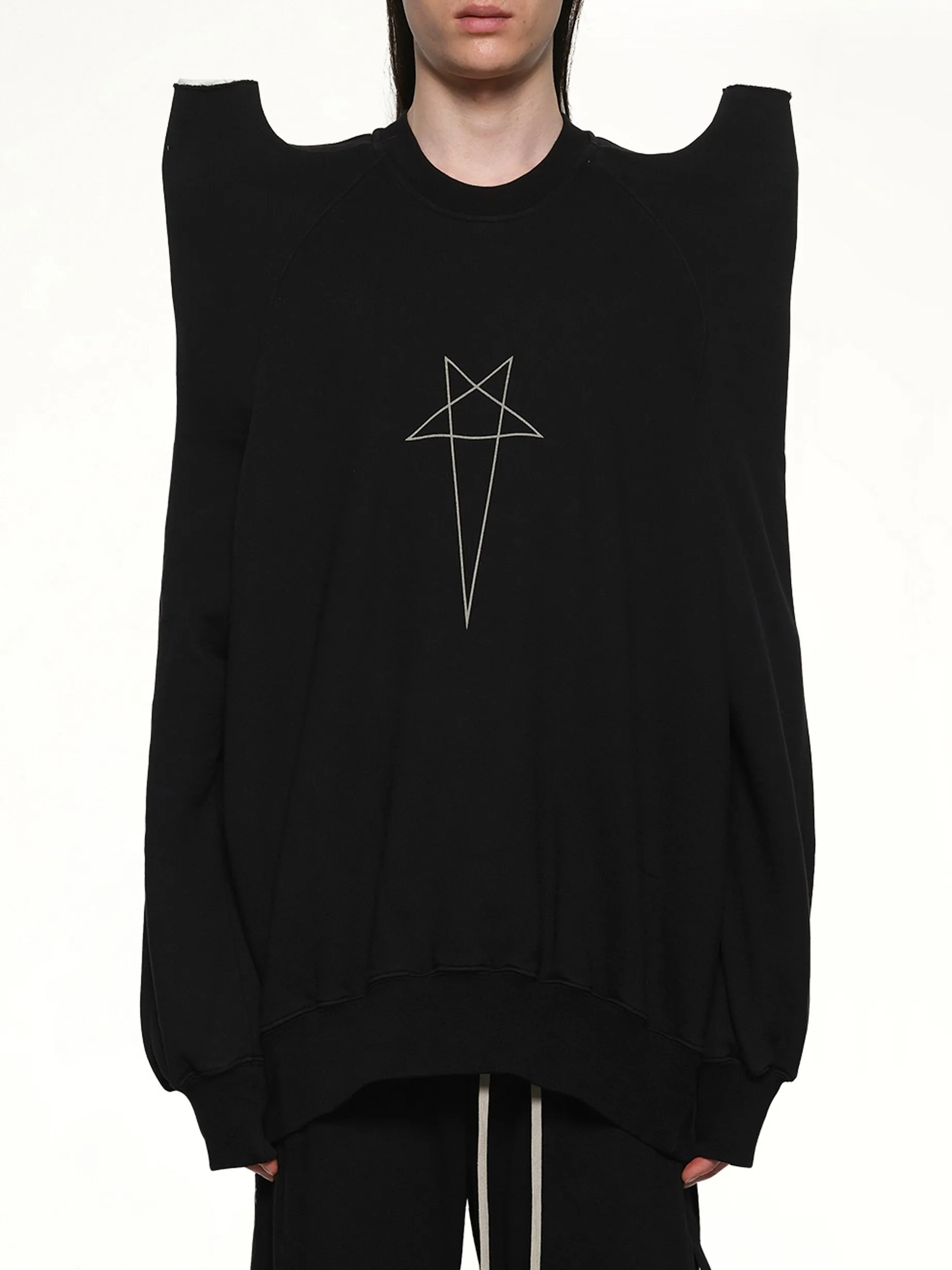 Pentagram Tec Sweat in Black/Pearl sold by MARAIS