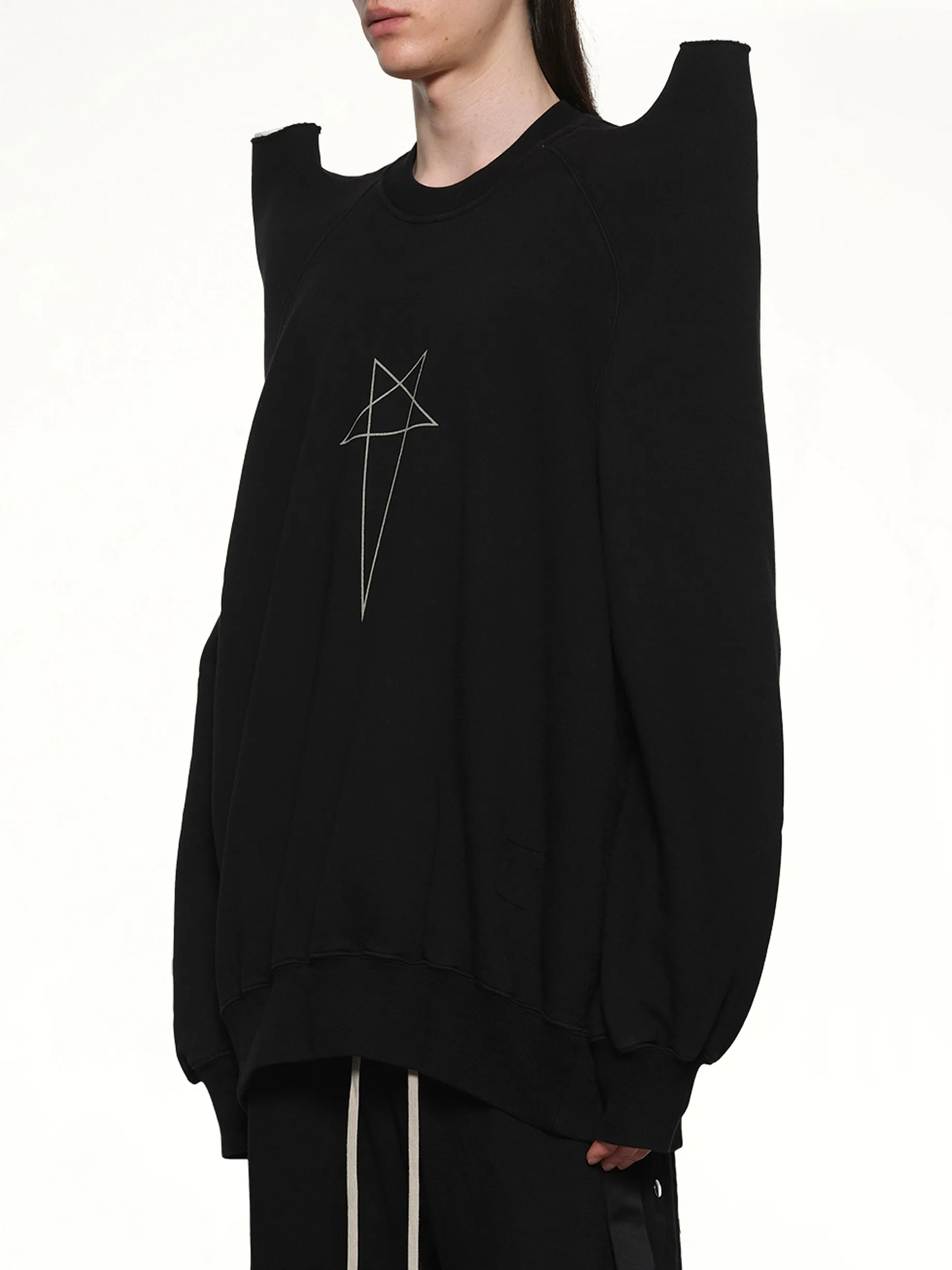 Pentagram Tec Sweat in Black/Pearl sold by MARAIS product image thumbnail 3