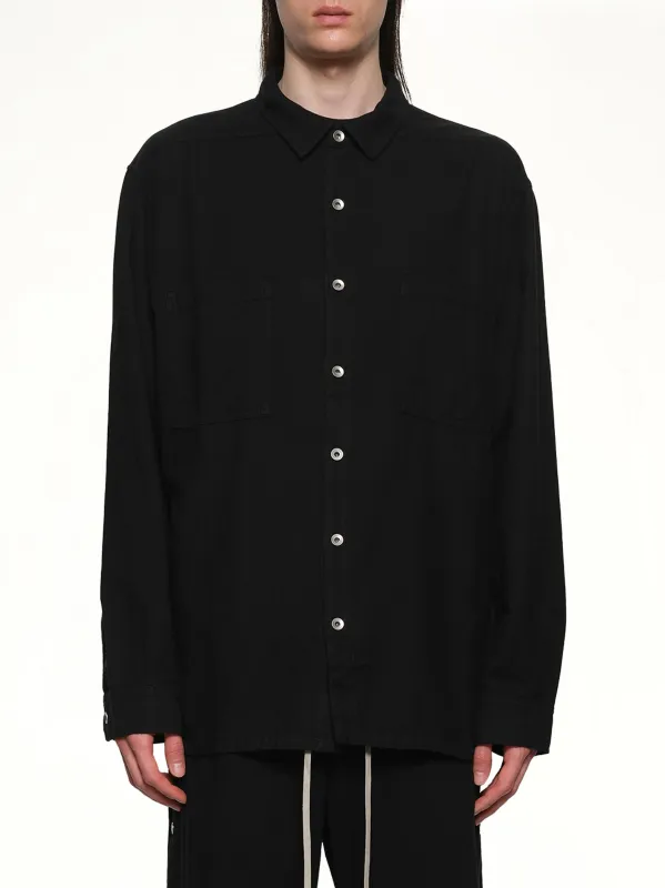 Jumbo Outershirt in Black sold by MARAIS