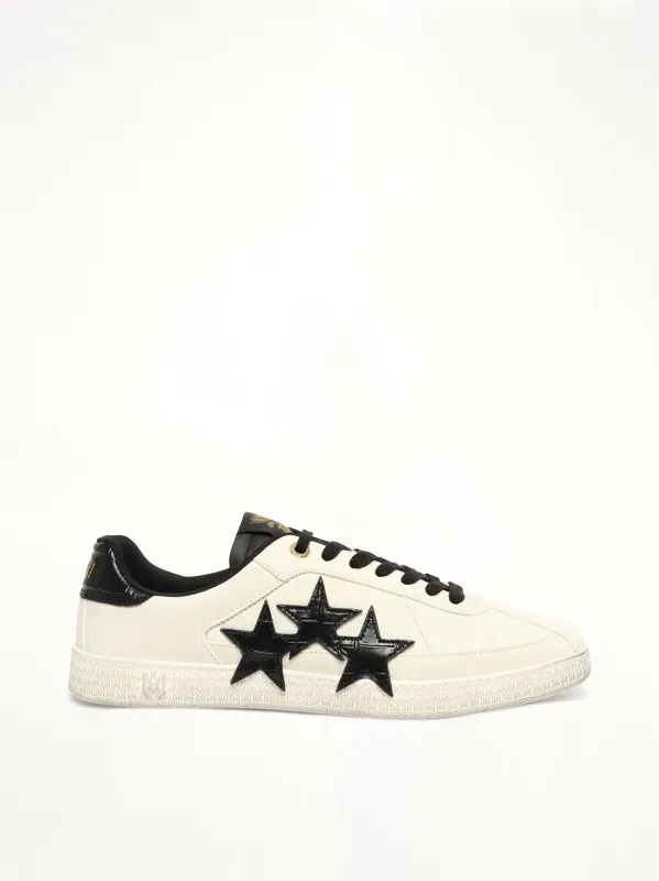 Croc Debossed Pacific Sneaker in Black sold by MARAIS