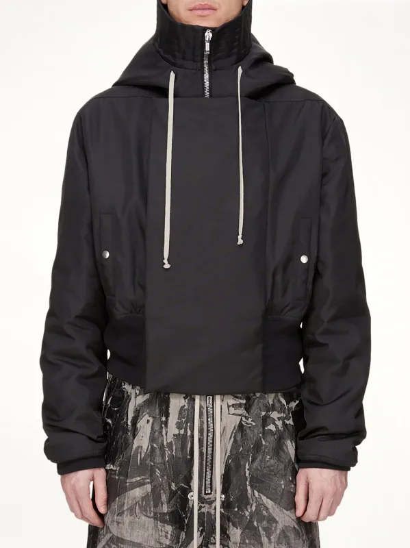 Cropped Alice Parka in Black sold by MARAIS