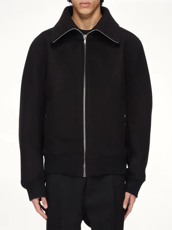 Dracucollar Jacket in Black sold by MARAIS